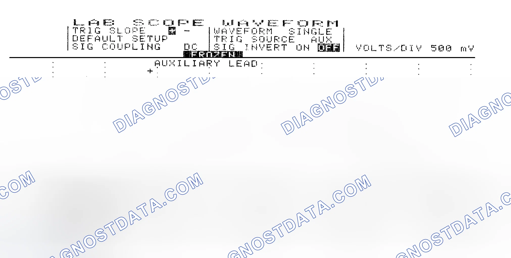 Scheme 14: Single Injector w/Excessive Current Flow - Current Pattern