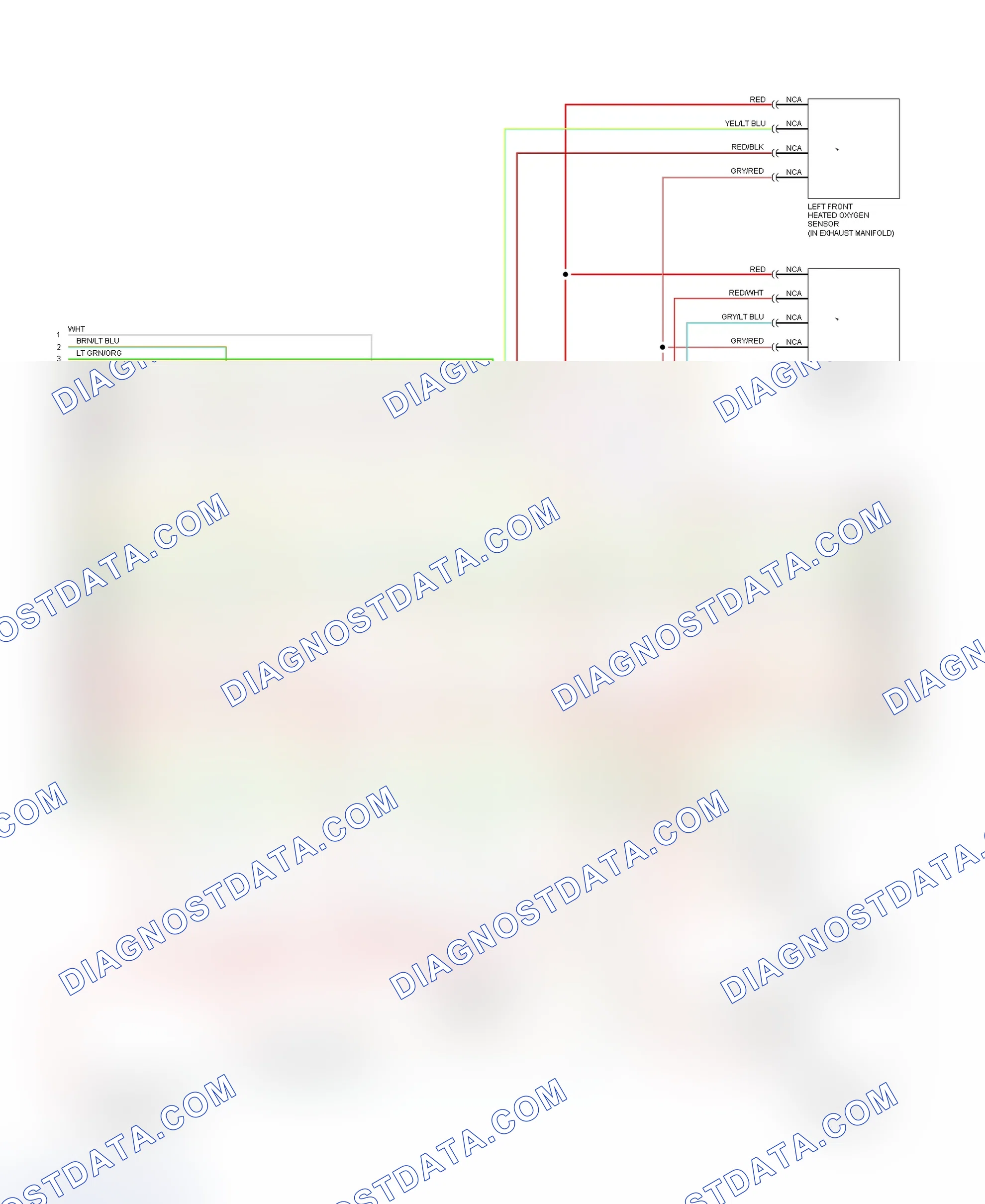 Scheme 33: EEC-V Wiring Diagram (Mustang 3.8L - 4 Of 6)
