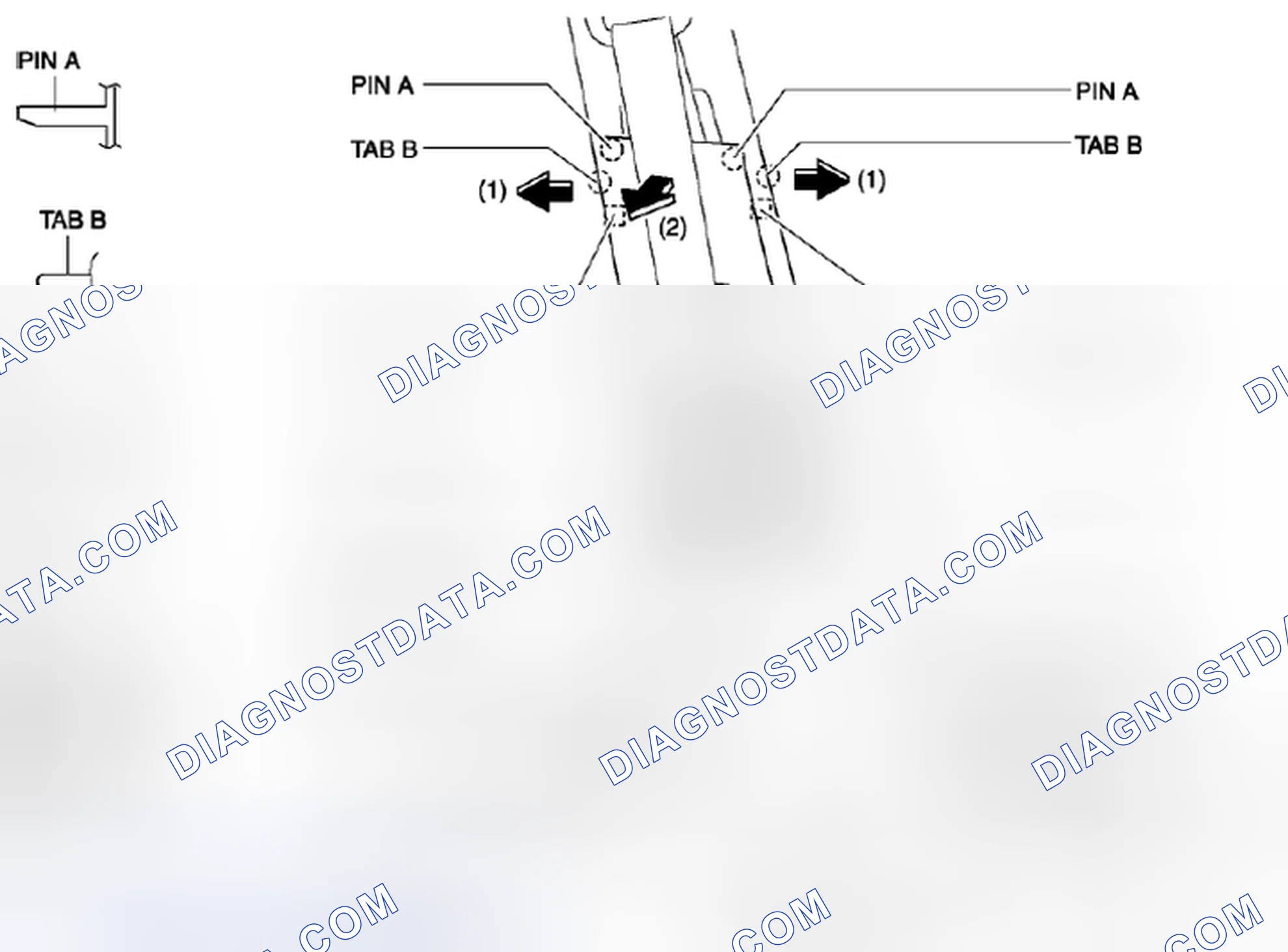 Scheme 45: B-PILLAR LOWER TRIM REMOVAL/INSTALLATION