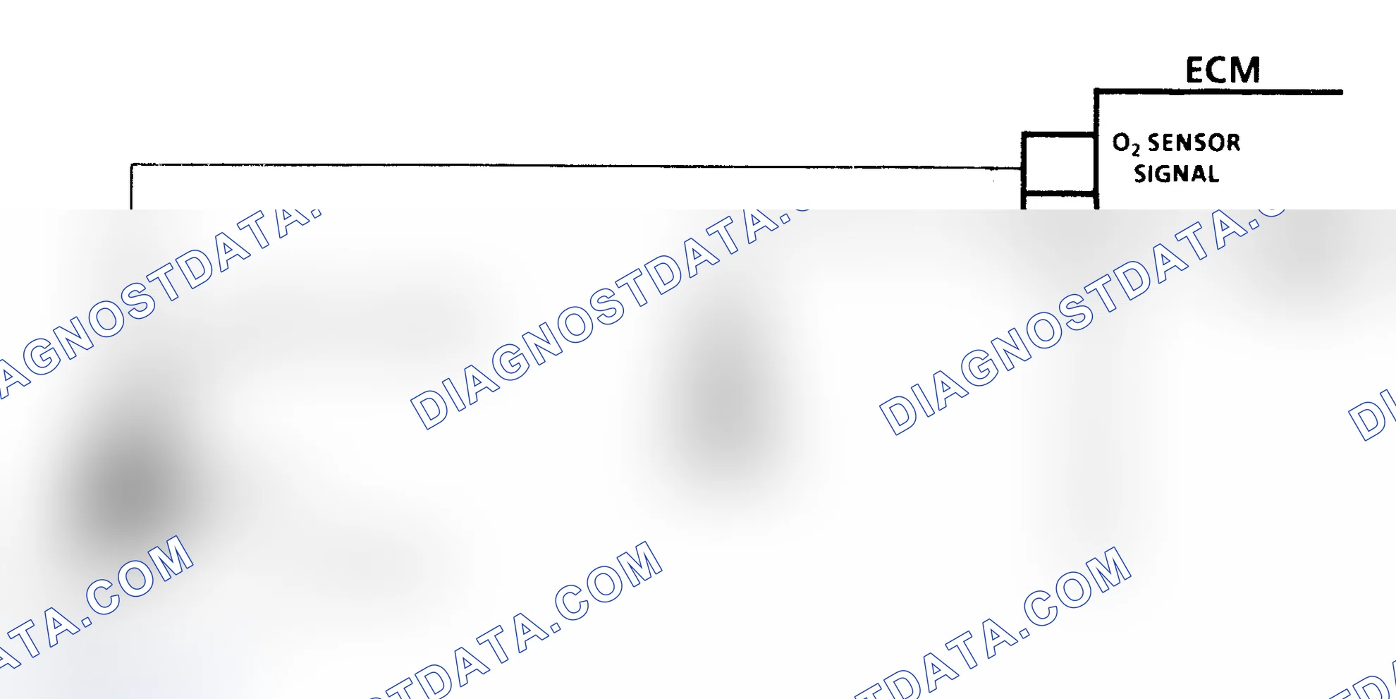 Scheme 33: Code 13 Schematic (5.7L) Open Oxygen Sensor Circuit