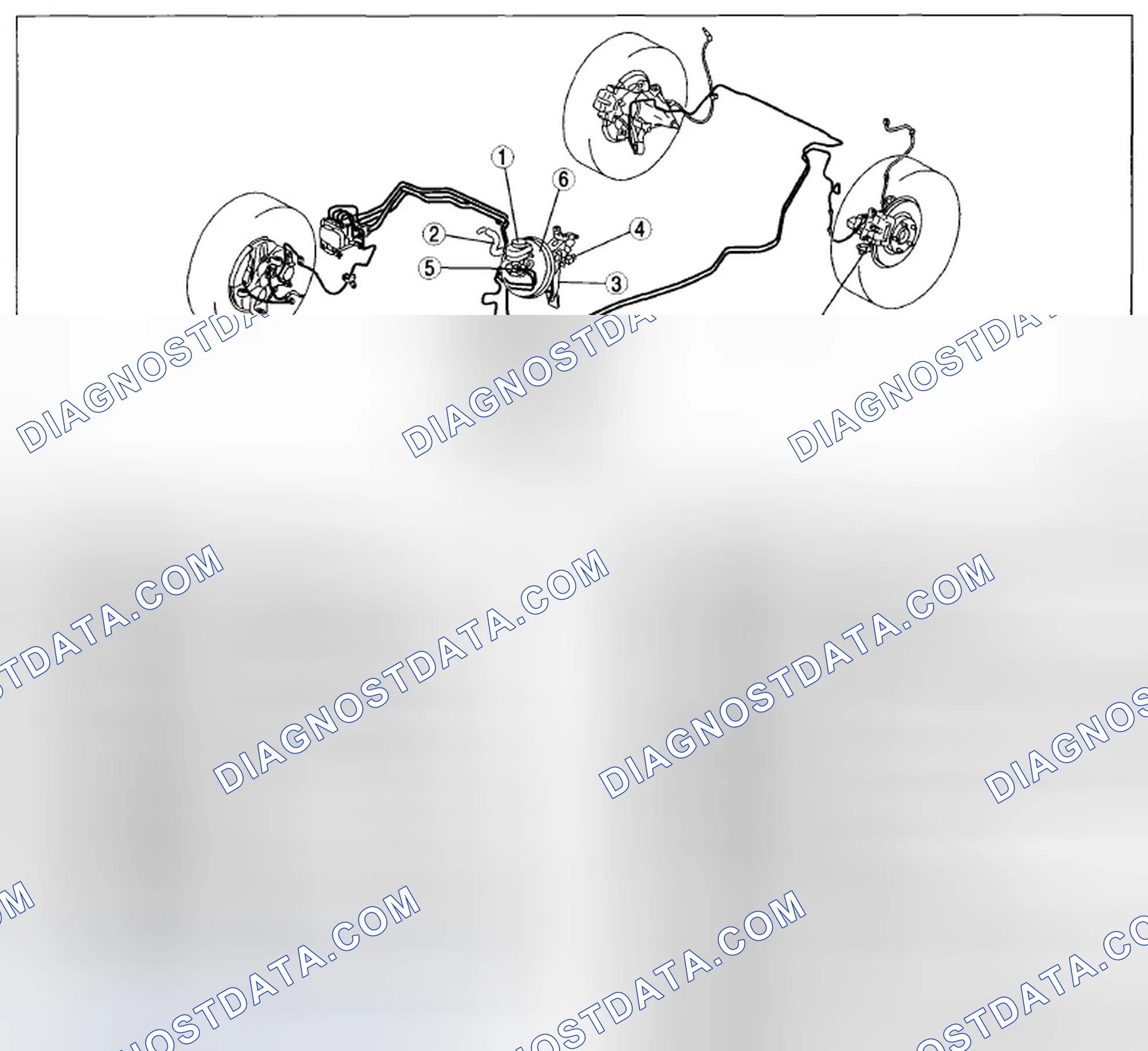 Scheme 4: CONVENTIONAL BRAKE SYSTEM LOCATION INDEX