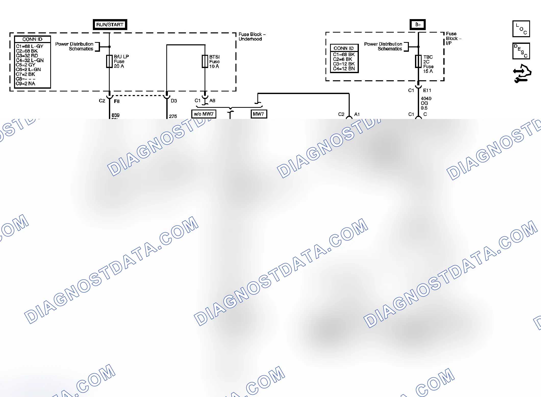 Scheme 203: Shift Lock Control Wiring Schematics