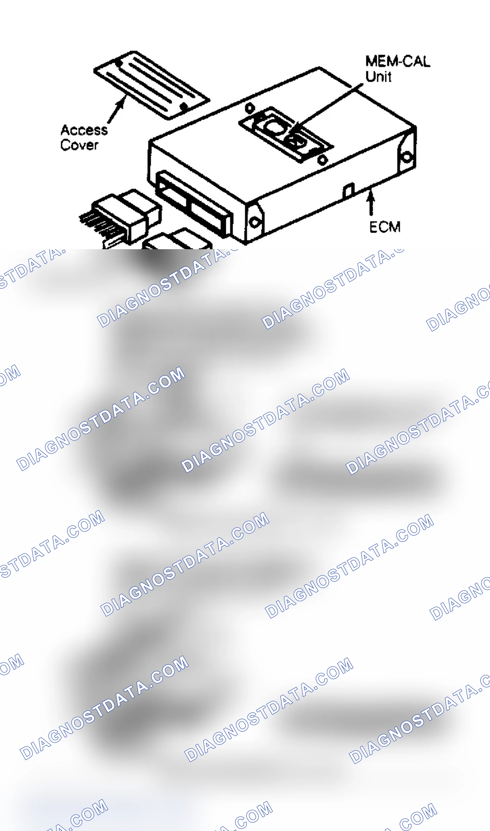 Scheme 3: Replacing MEM-CAL in Electronic Control Module of Vehicles Equipped With 2.5L Engine Only