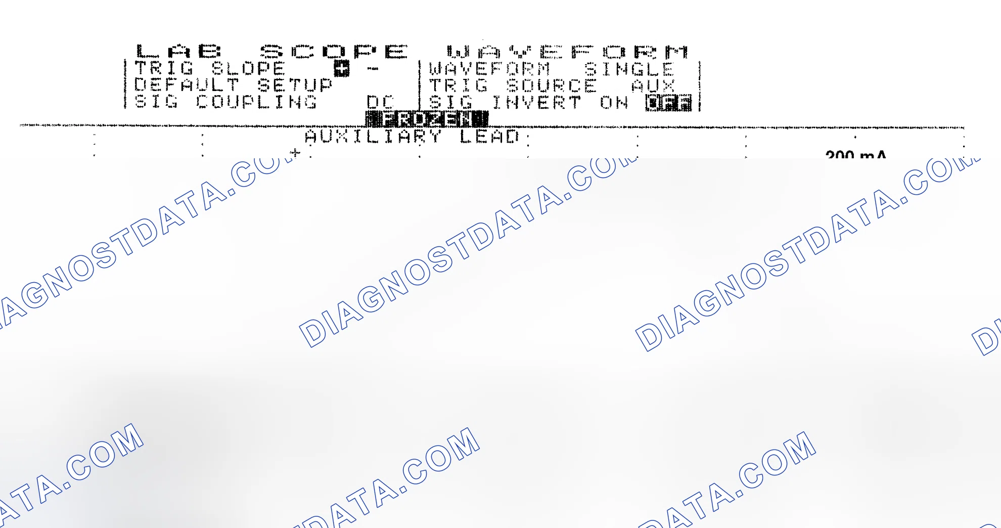 Scheme 13: Single Injector w/Normal Current Flow - Current Pattern