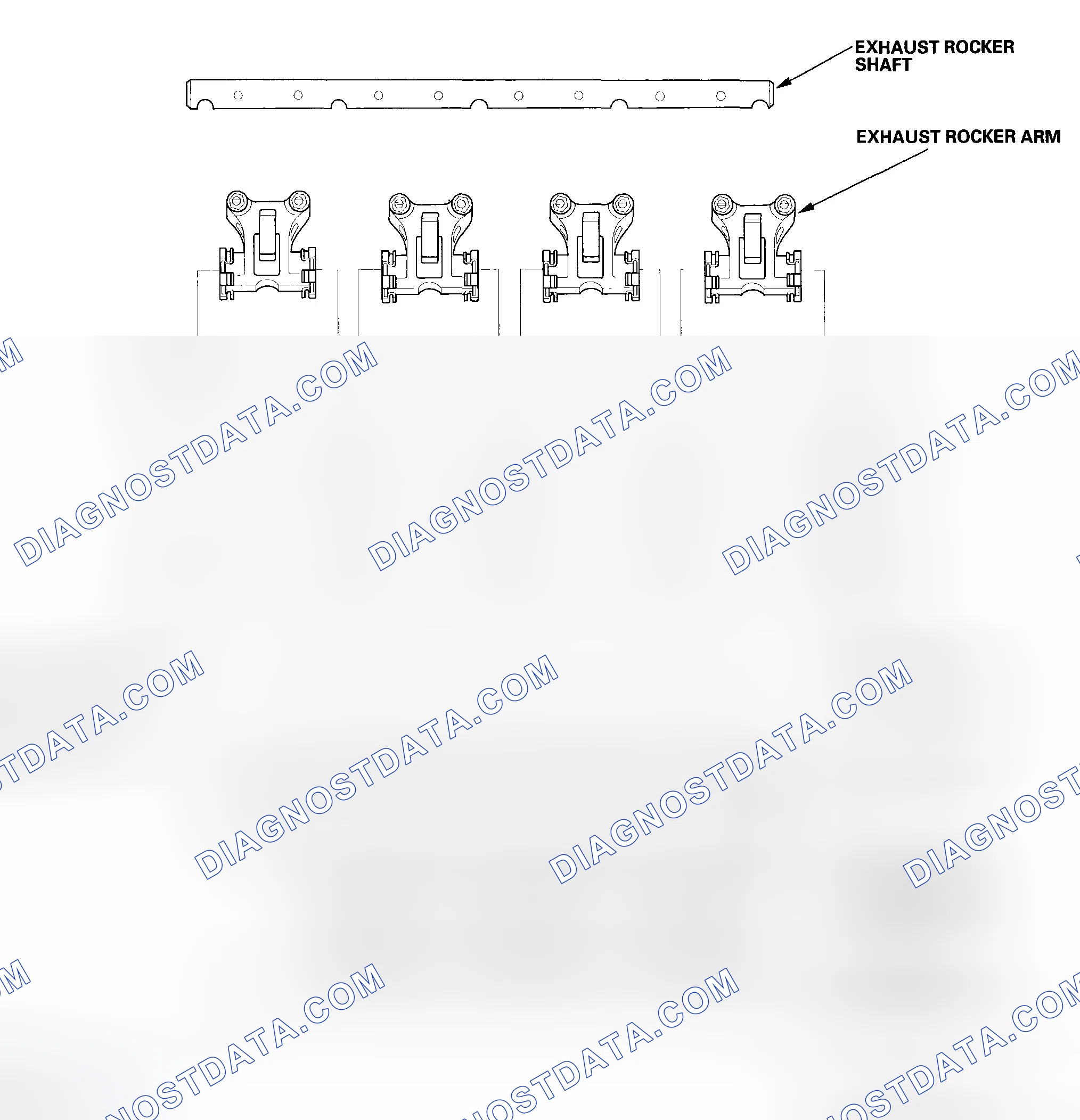 Scheme 179: Rocker Arm and Shaft Disassembly/Reassembly