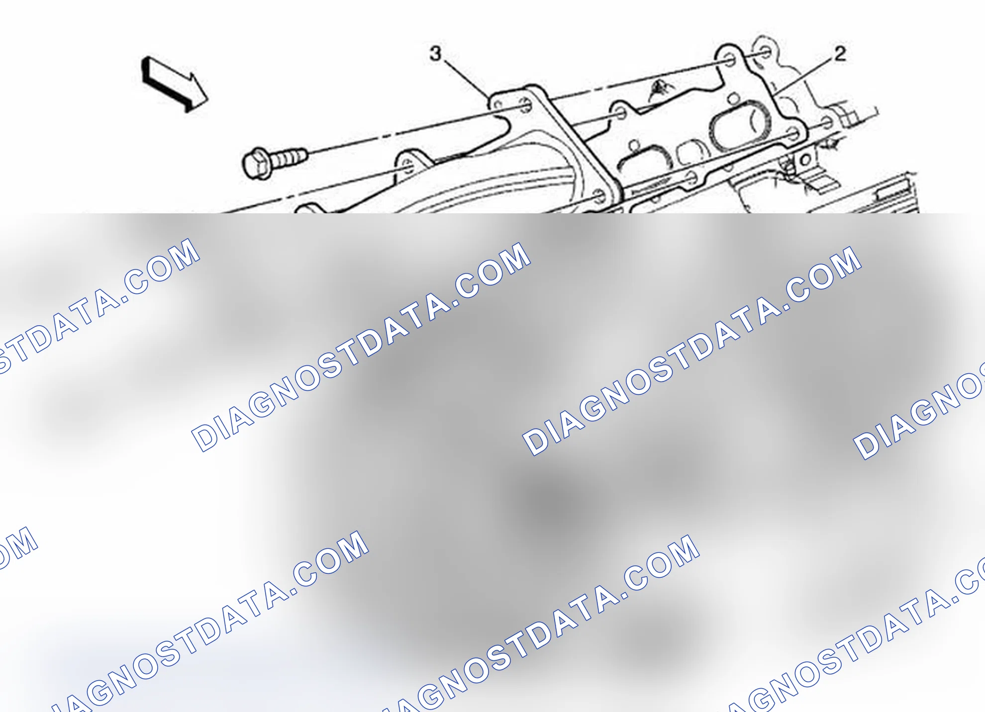 Scheme 2: Exhaust Manifold Replacement - Right Side (LAU)