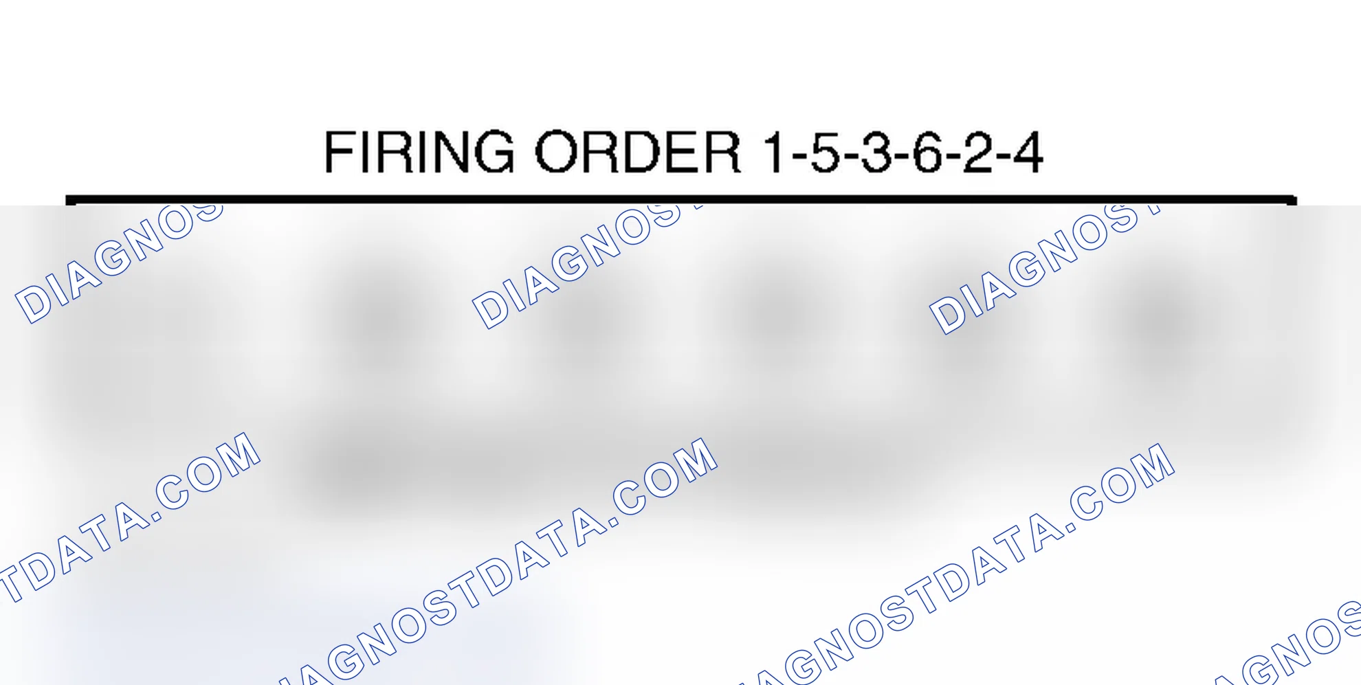 Scheme 1: Firing Order (6-Cylinder)