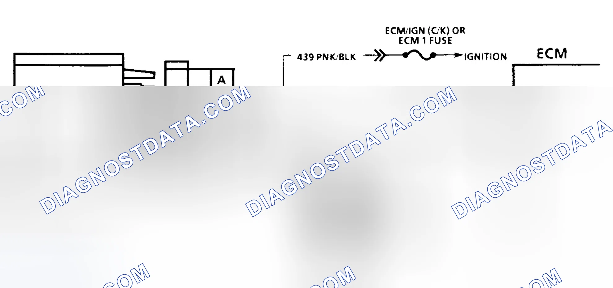 Scheme 124: Code 43 Schematic (All Except 3.1L, 4.3L Turbo & Models W/4L80-E Transmission) Electronic Spark Control