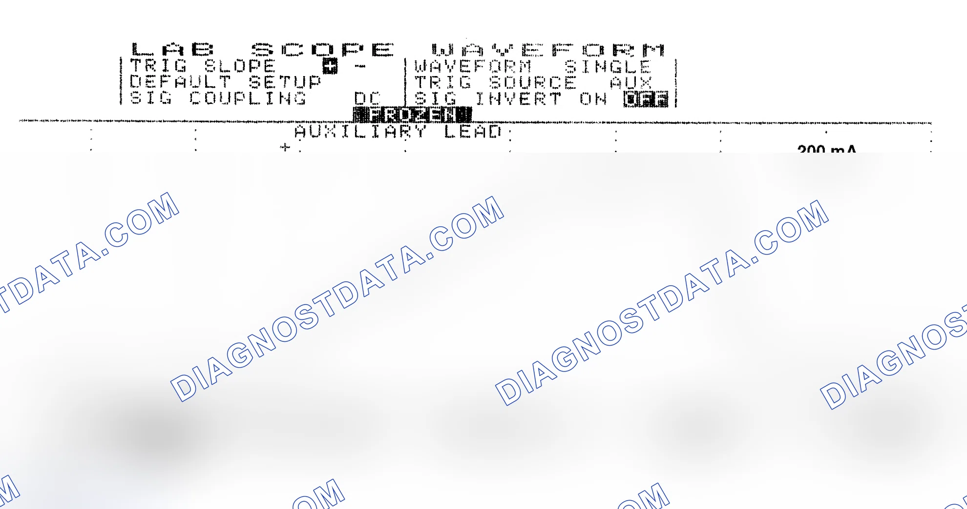 Scheme 13: Single Injector w/Normal Current Flow - Current Pattern