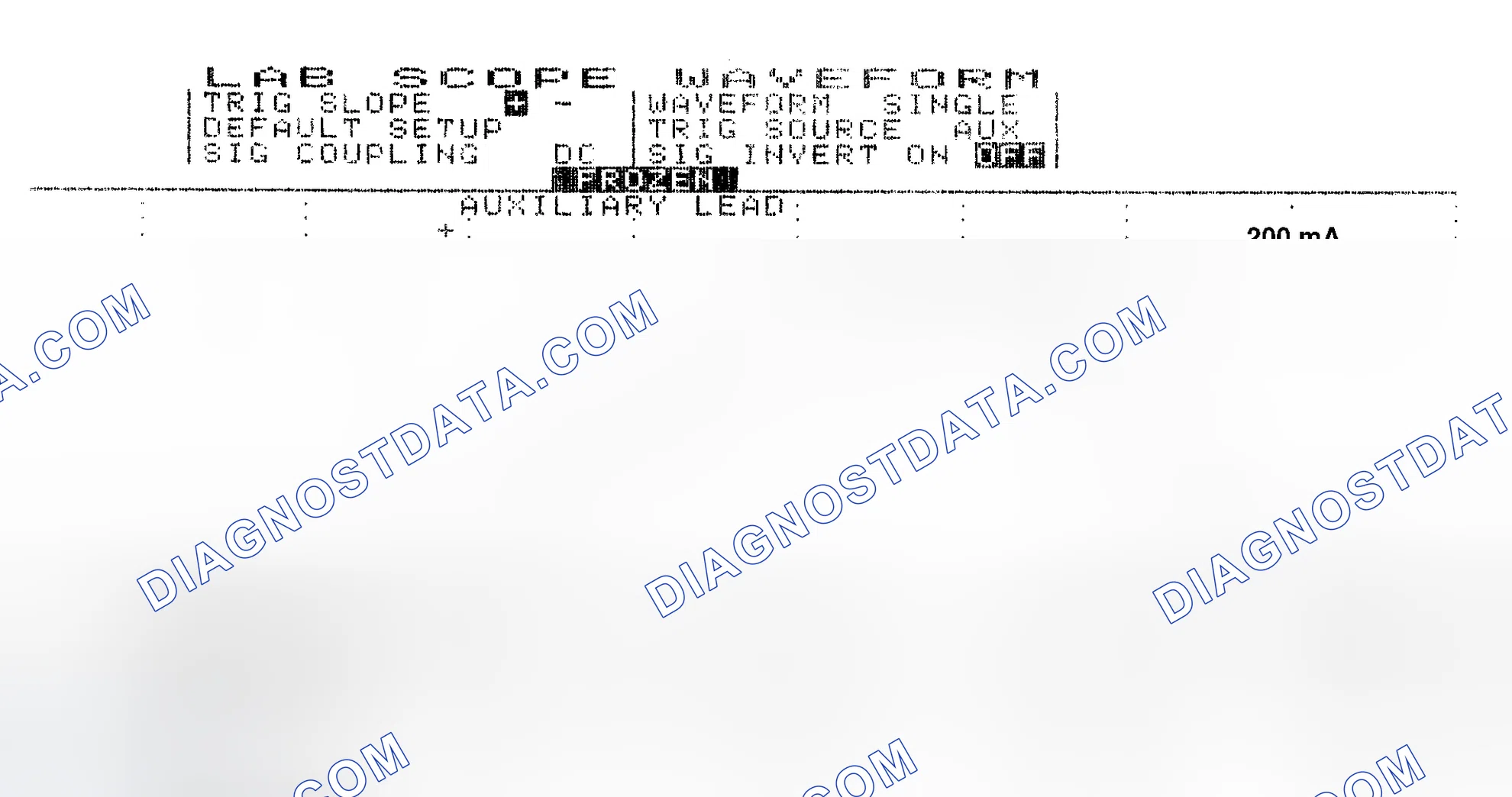 Scheme 13: Single Injector w/Normal Current Flow - Current Pattern