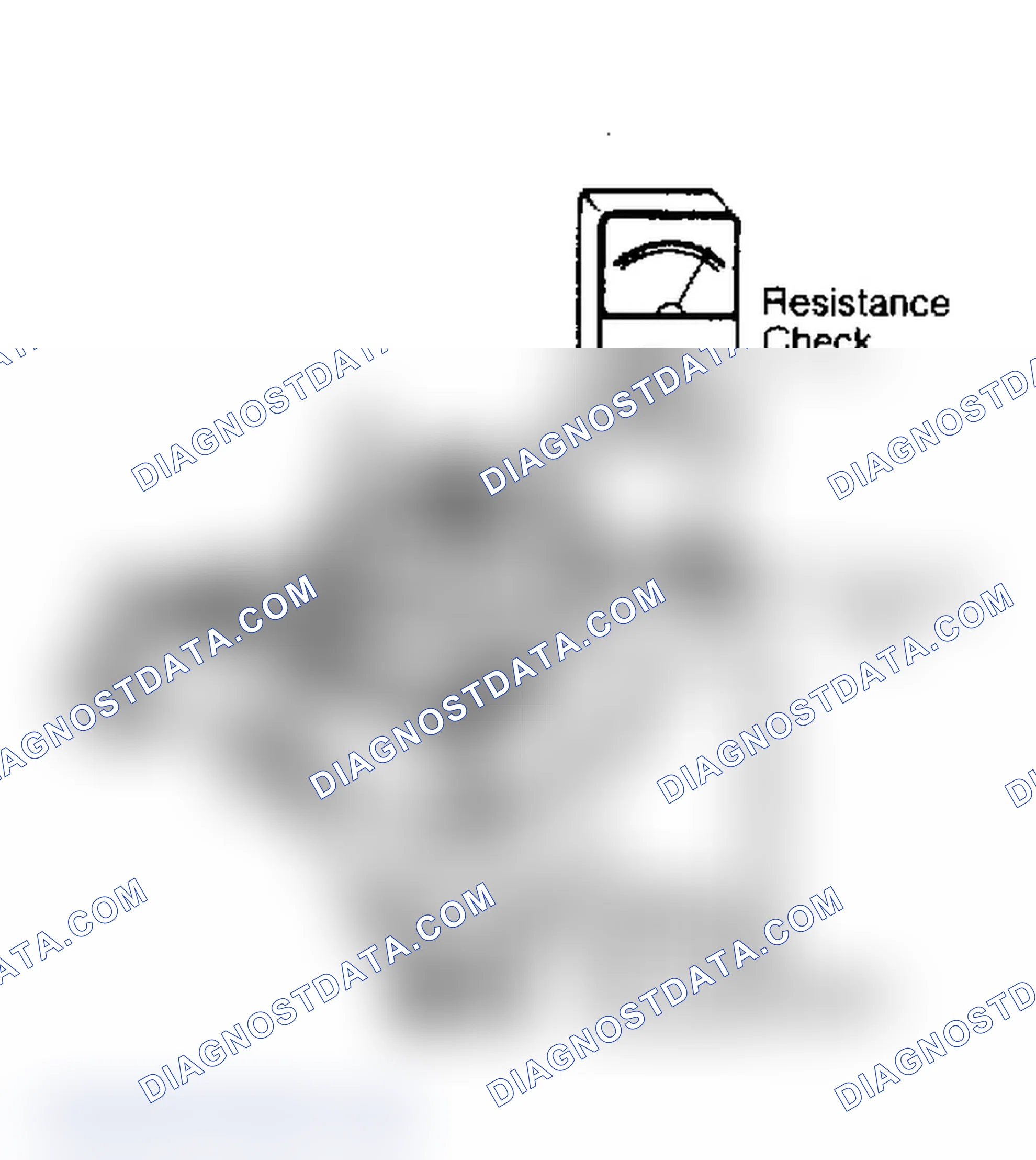 Scheme 13: Checking Distributor Pick-Up Coil Illustration applies to sealed module connector distributors only.