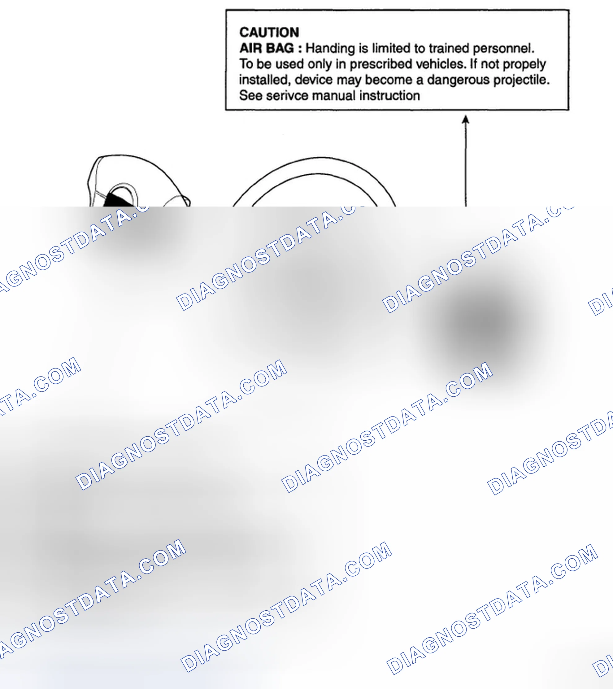 Scheme 15: AIR BAG WARNING / CAUTION LABEL