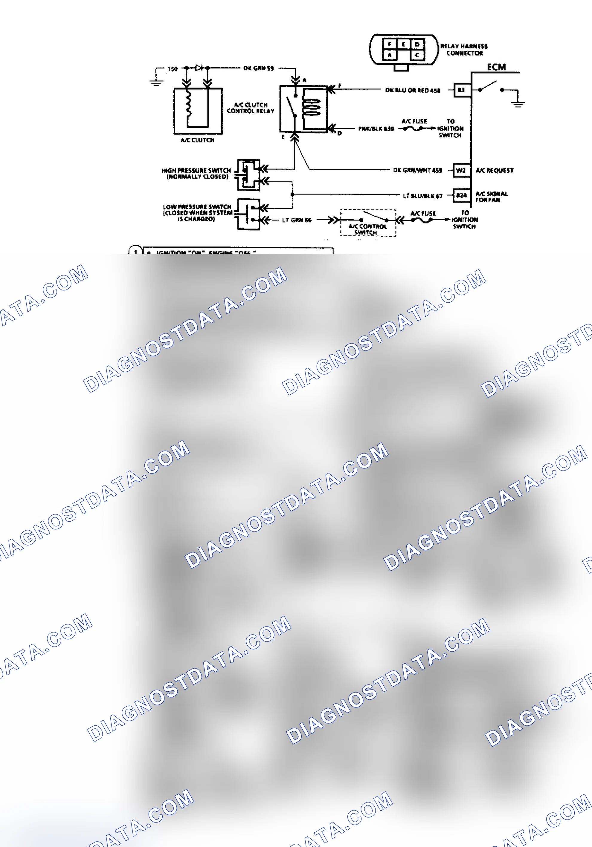 Scheme 4: A/C Clutch Control 2.5L - VIN R & U