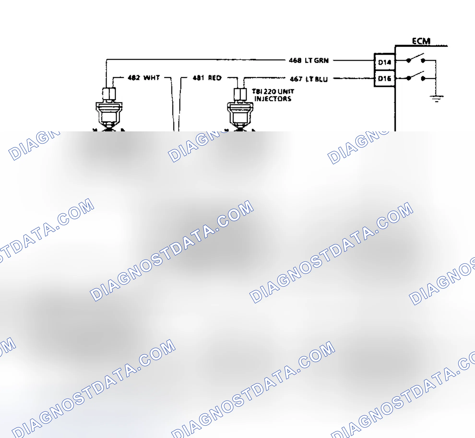 Scheme 9: HEI Ignition & Injector Circuits (2.8L, 4.3L TBI, 5.0L, 5.7L & 7.4L Without 4L80-E Transmission)