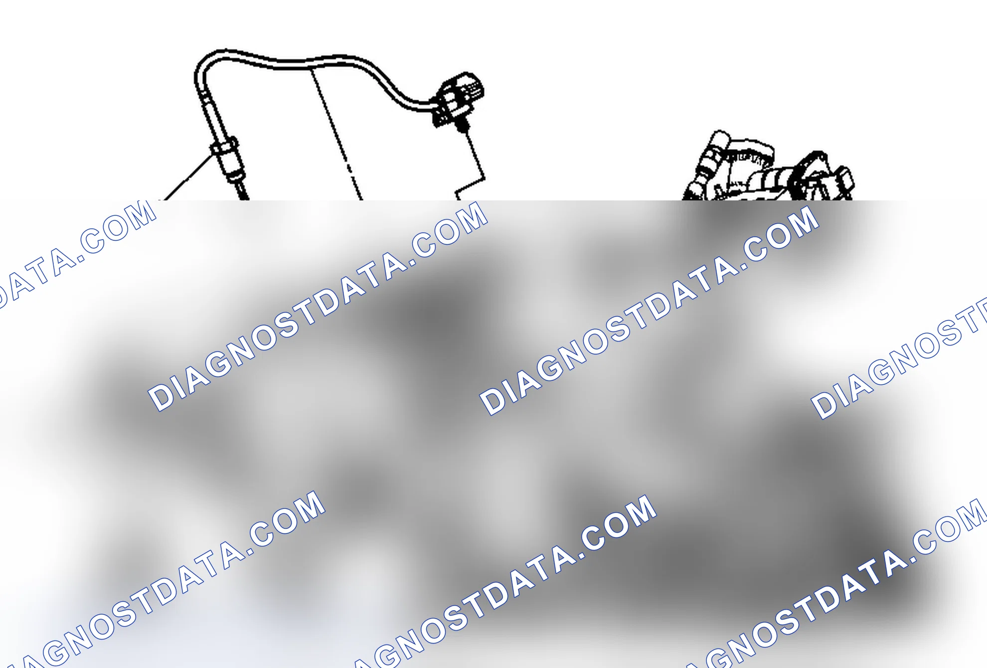 Scheme 117: Exhaust Gas Recirculation Valve Temperature Sensor Replacement - Position 1