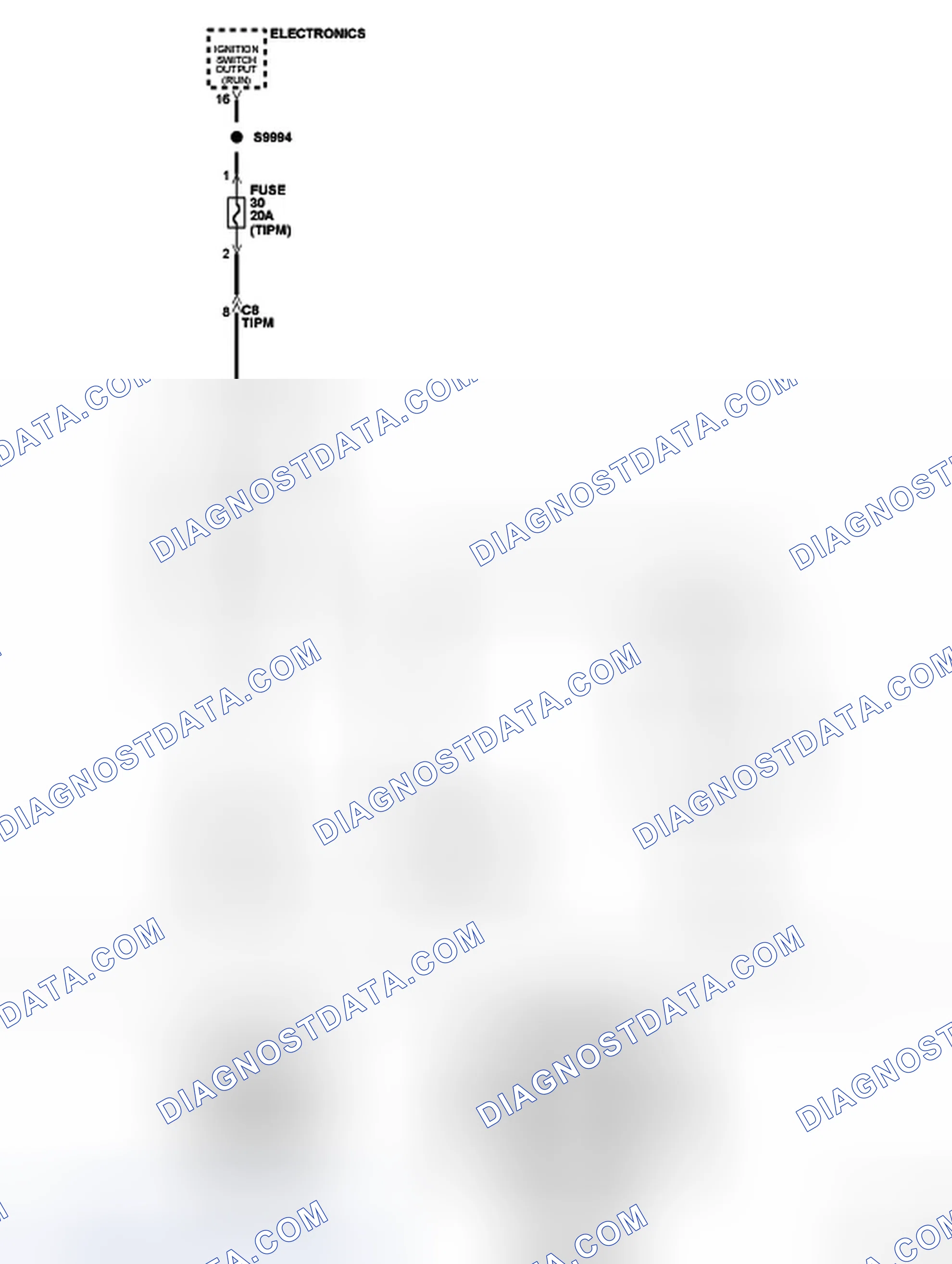 Scheme 262: B2181-HEATED SEAT MODULE POWER SUPPLY LOW