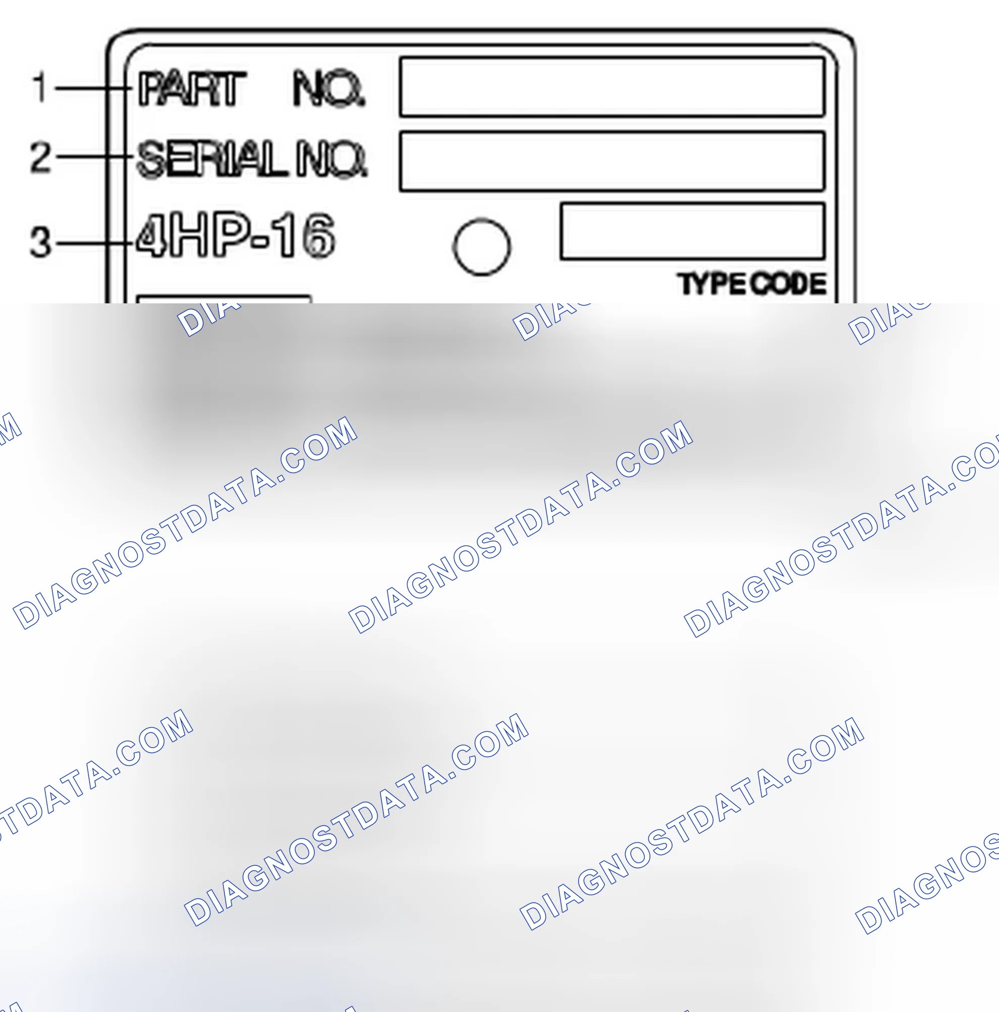 Scheme 93: Transaxle Identification Information