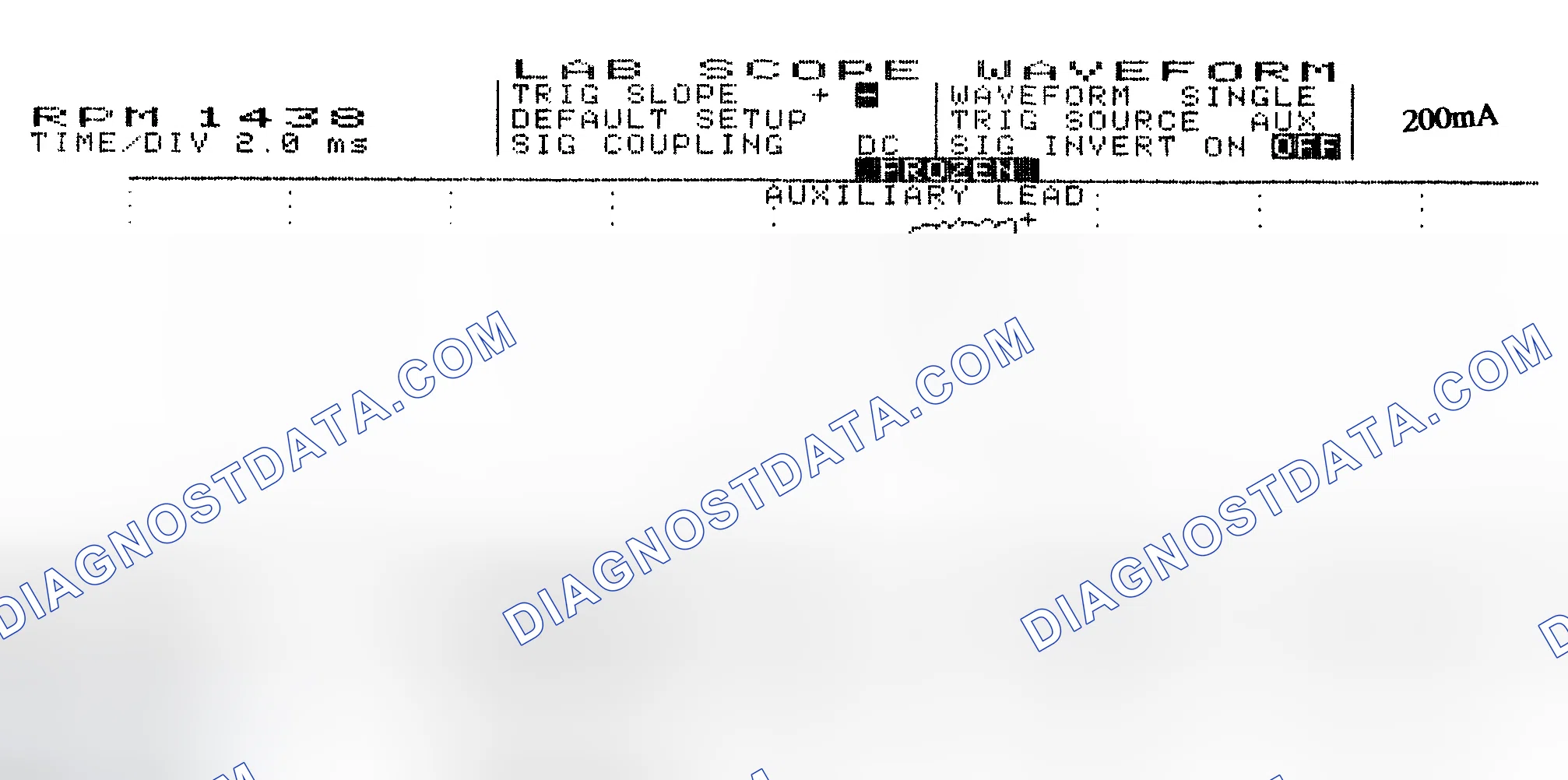 Scheme 15: Single Injector w/Normal Current Flow - Current Pattern
