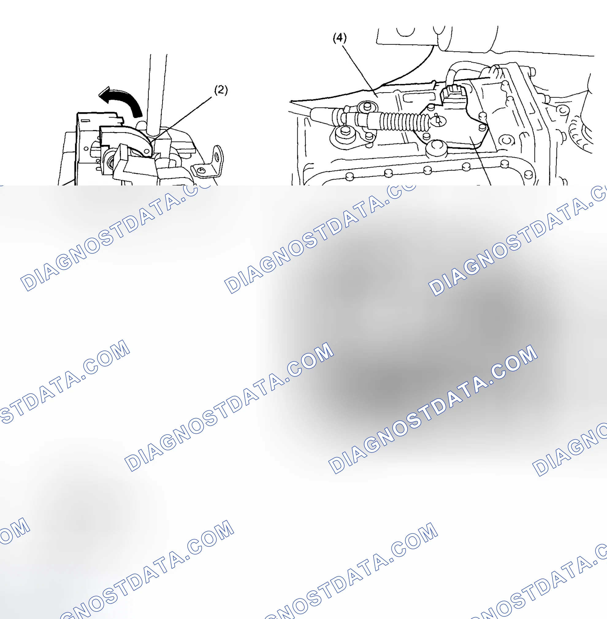 Scheme 2: SHIFT LOCK SYSTEM OPERATION
