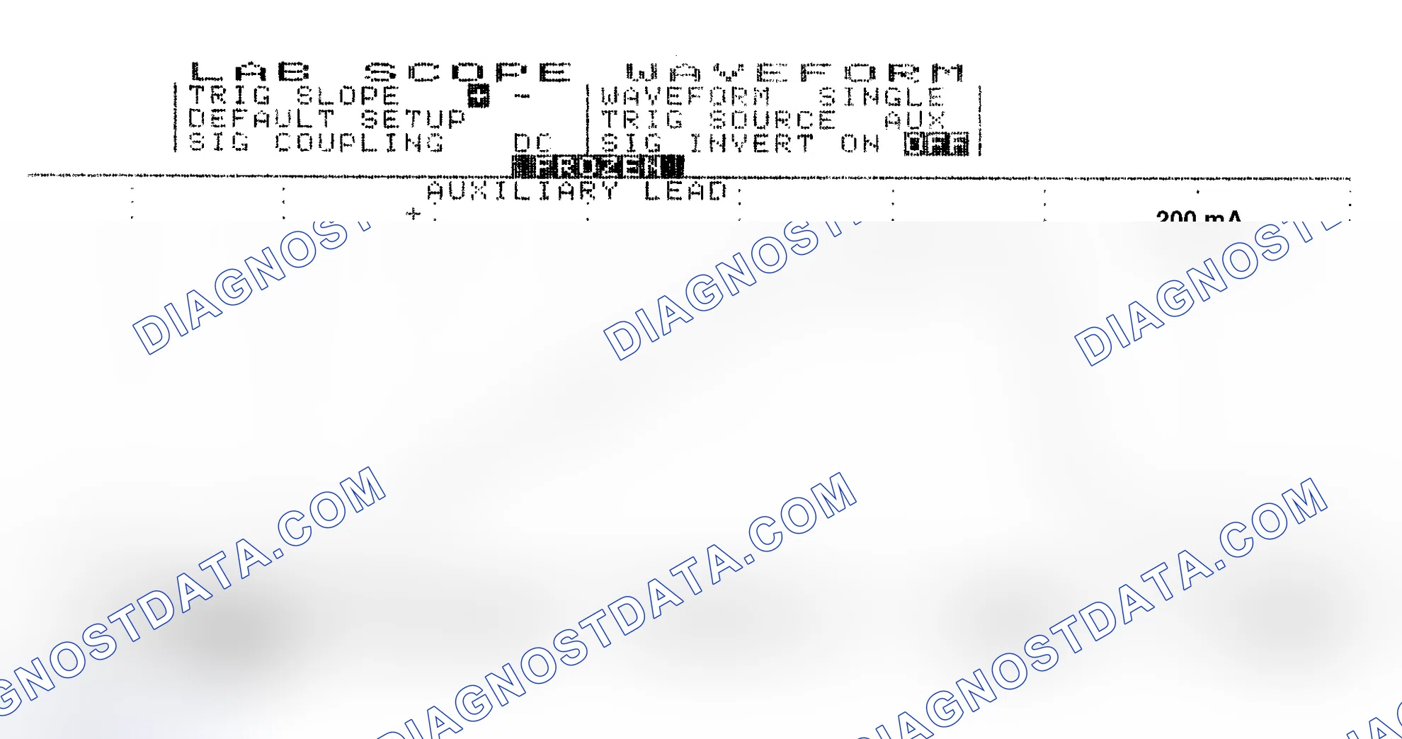 Scheme 13: Single Injector w/Normal Current Flow - Current Pattern