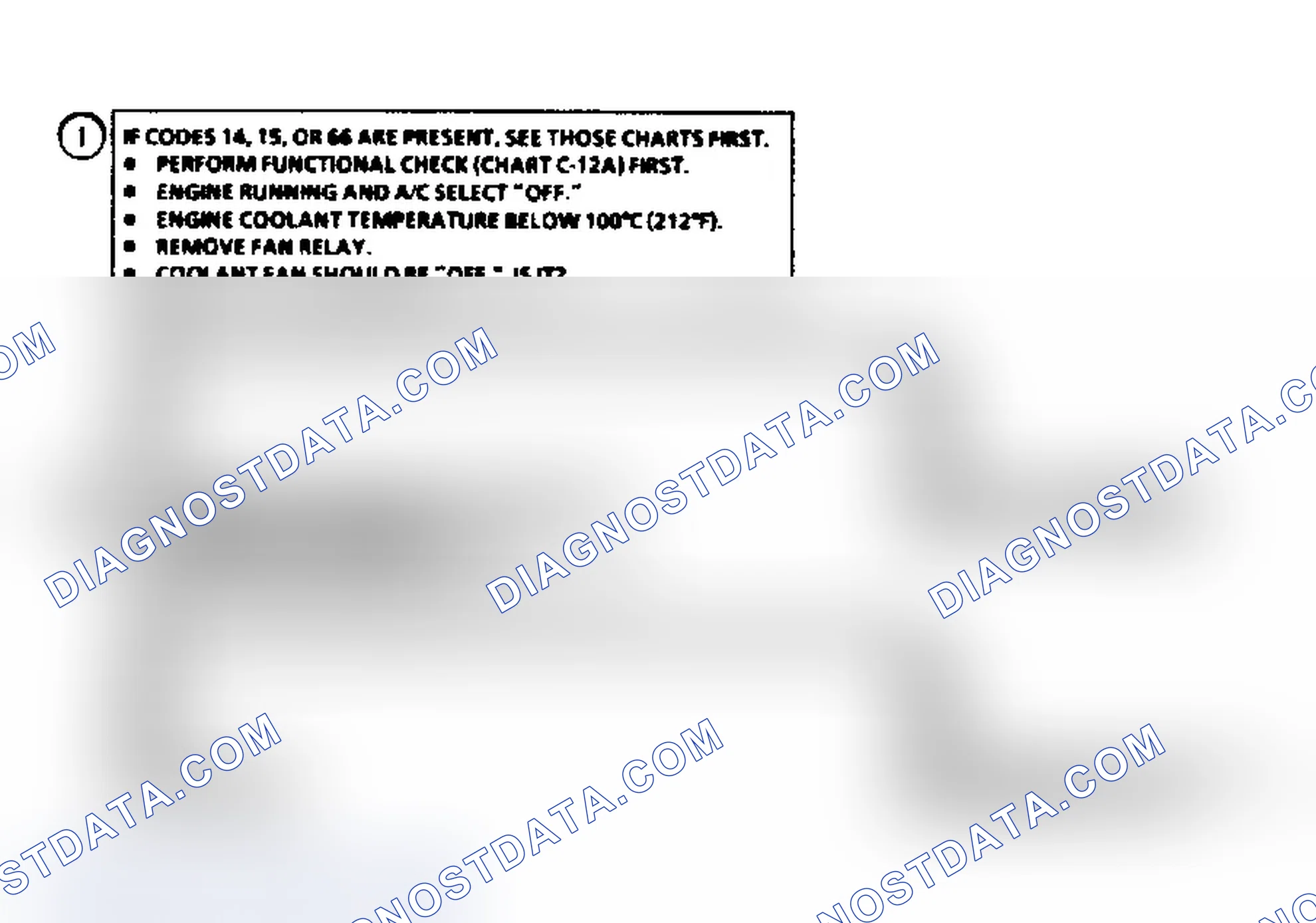 Scheme 8: CHART C-12C, COOLING FAN CHECK COOLING FAN ON AT ALL TIMES 3.3L - VIN N