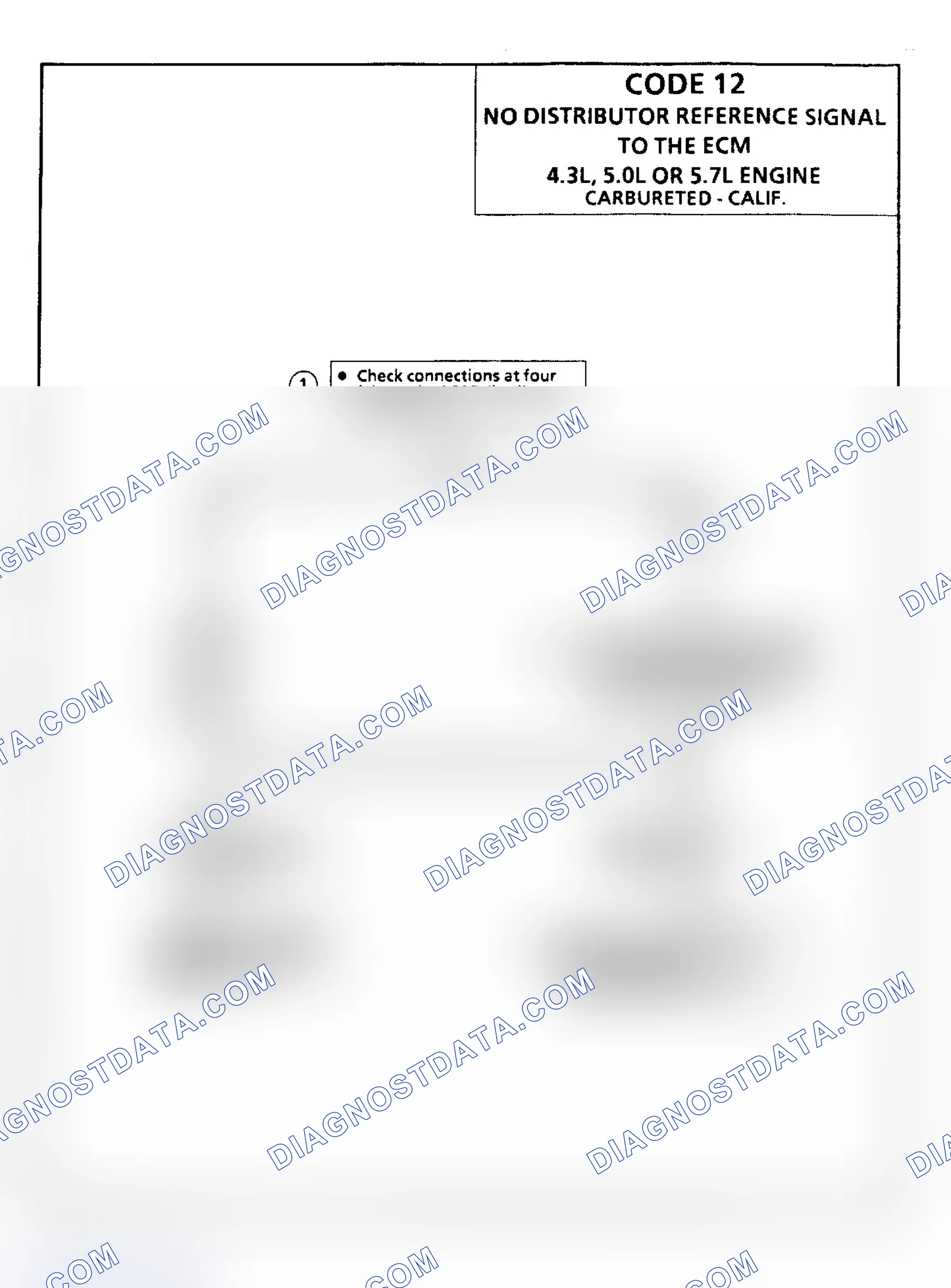 Scheme 104: Code 12: No Distributor Reference Pulses