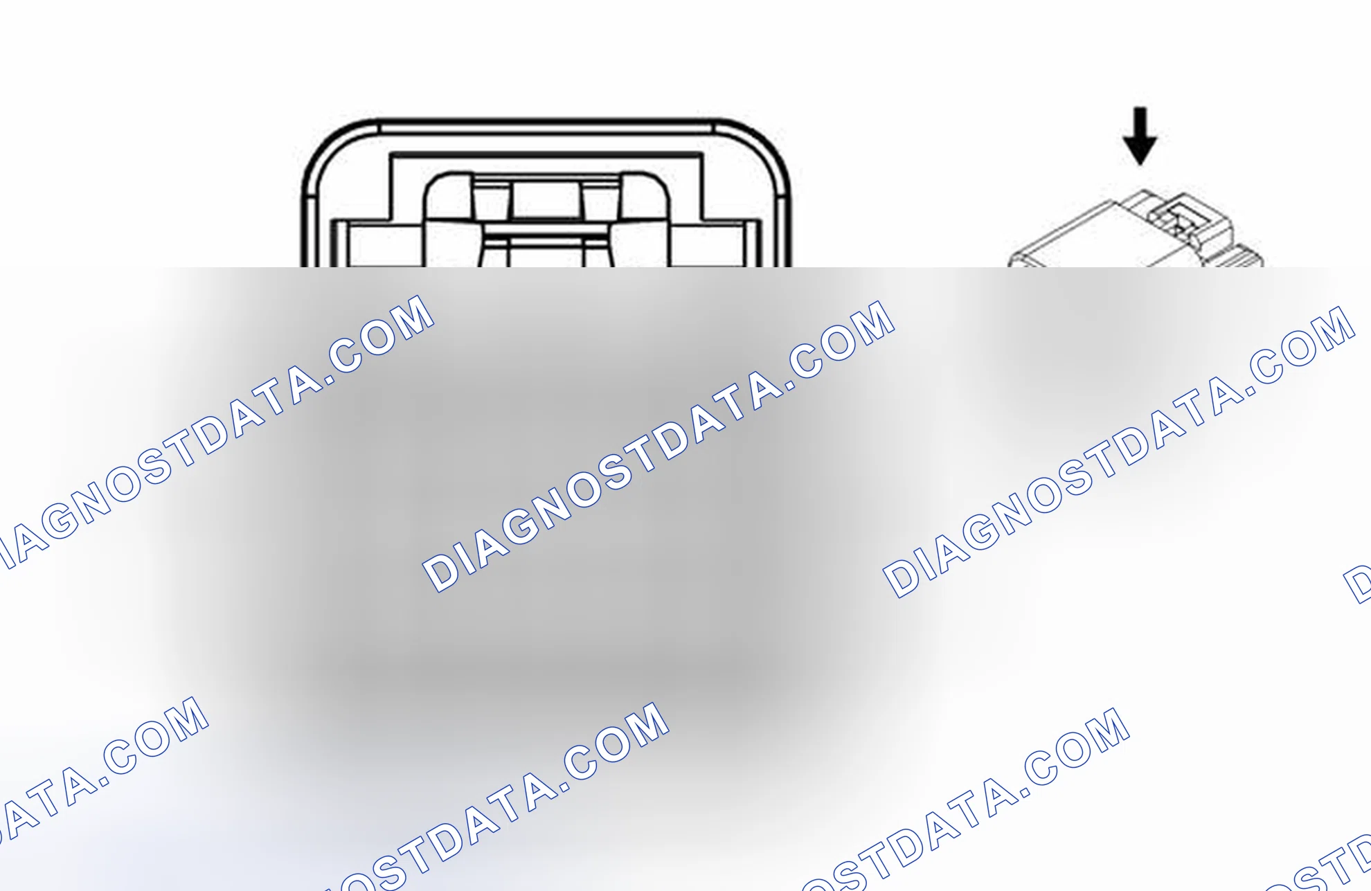 Scheme 124: A/T Shift Lock Control Assembly Connector