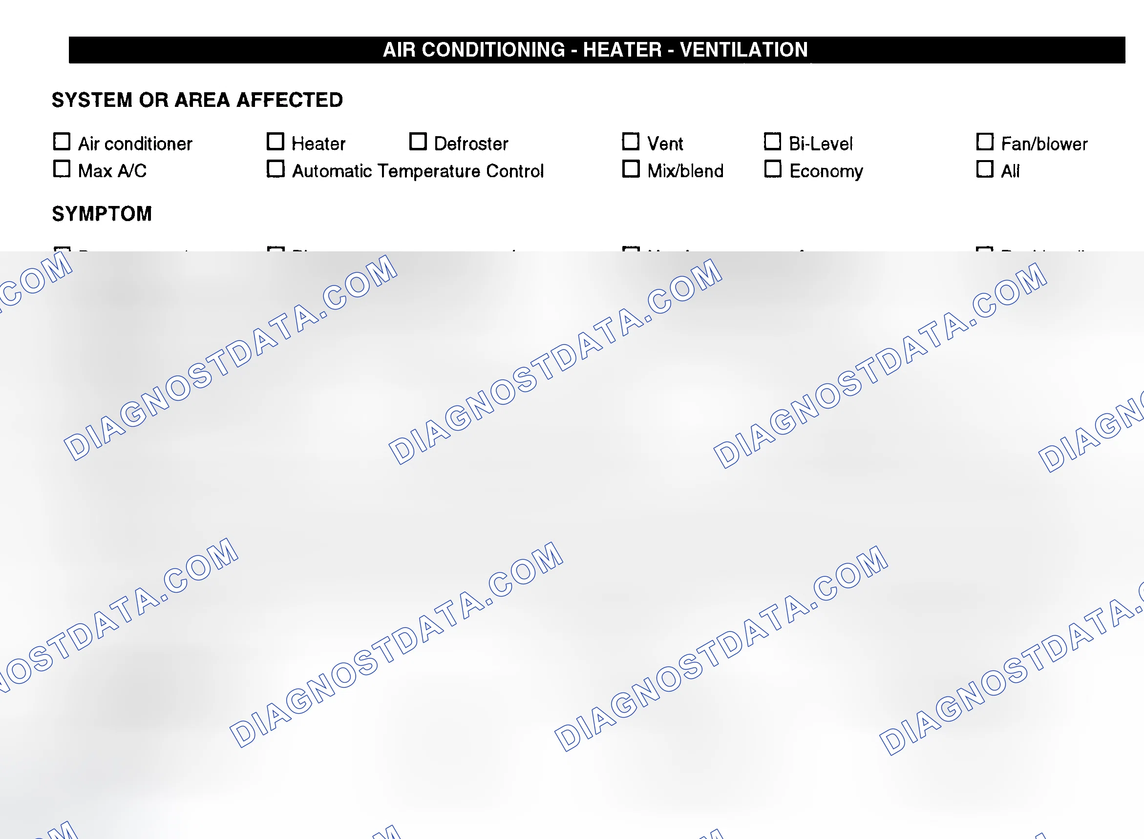 Scheme 8: Air Conditioning, Heater & Ventilation