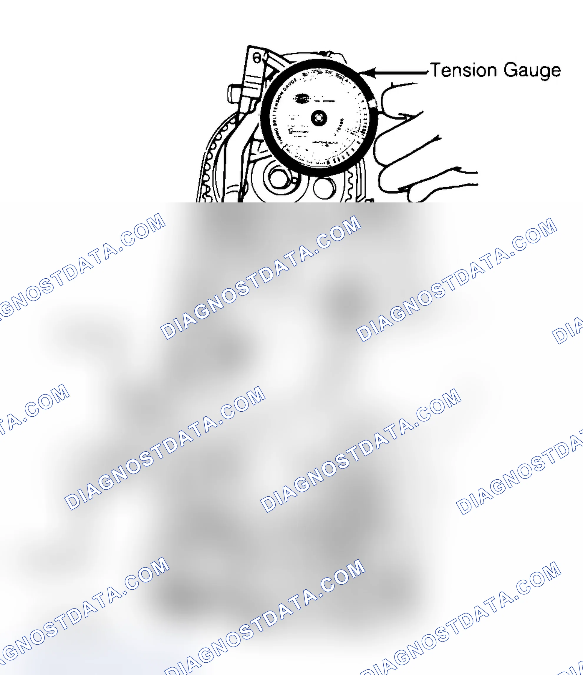 Scheme 28: Adjusting Typical Timing Belt Tension