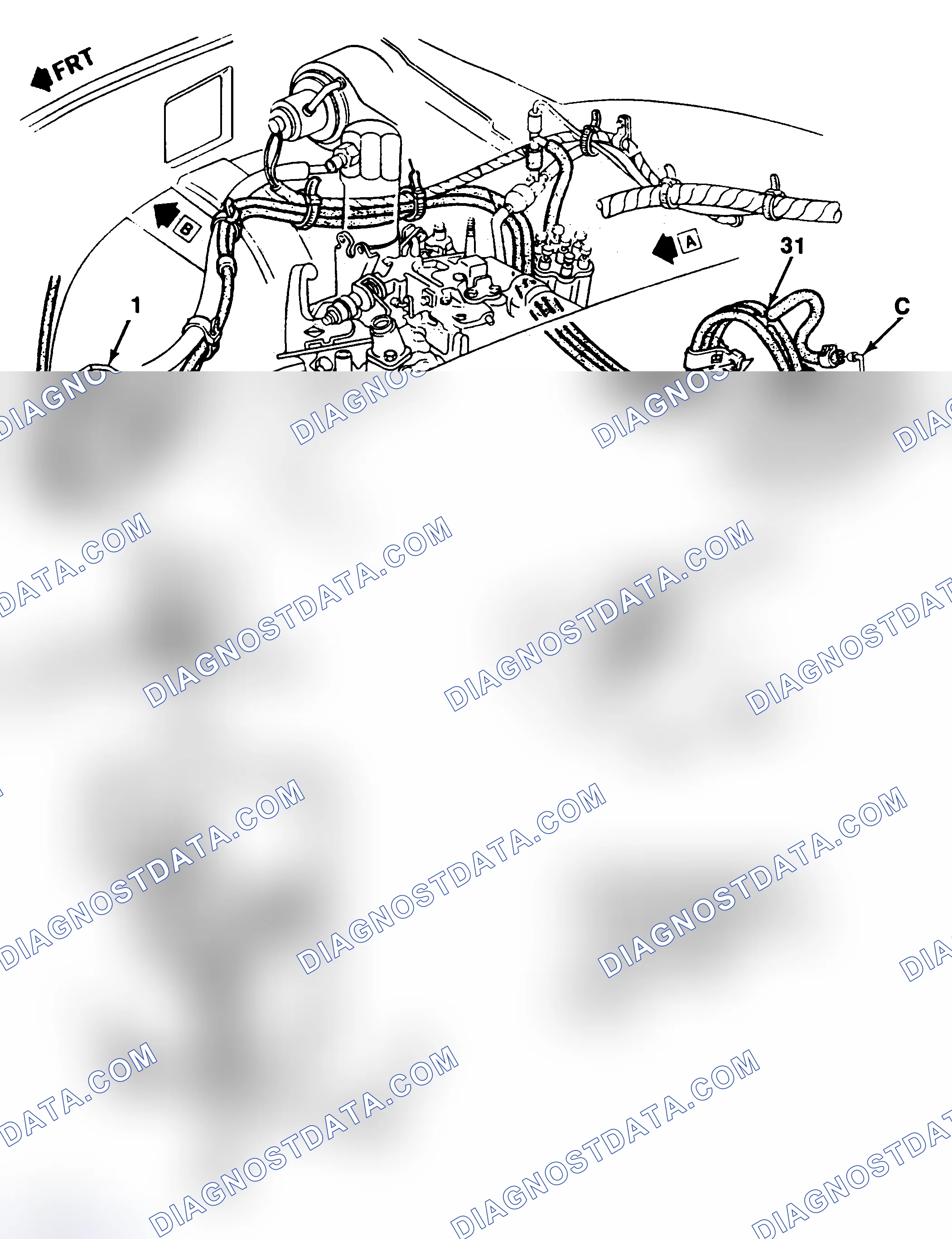Scheme 62: S10, S15, S/T Blazer & S/T Jimmy 4WD Transfer Case Vacuum Diagram