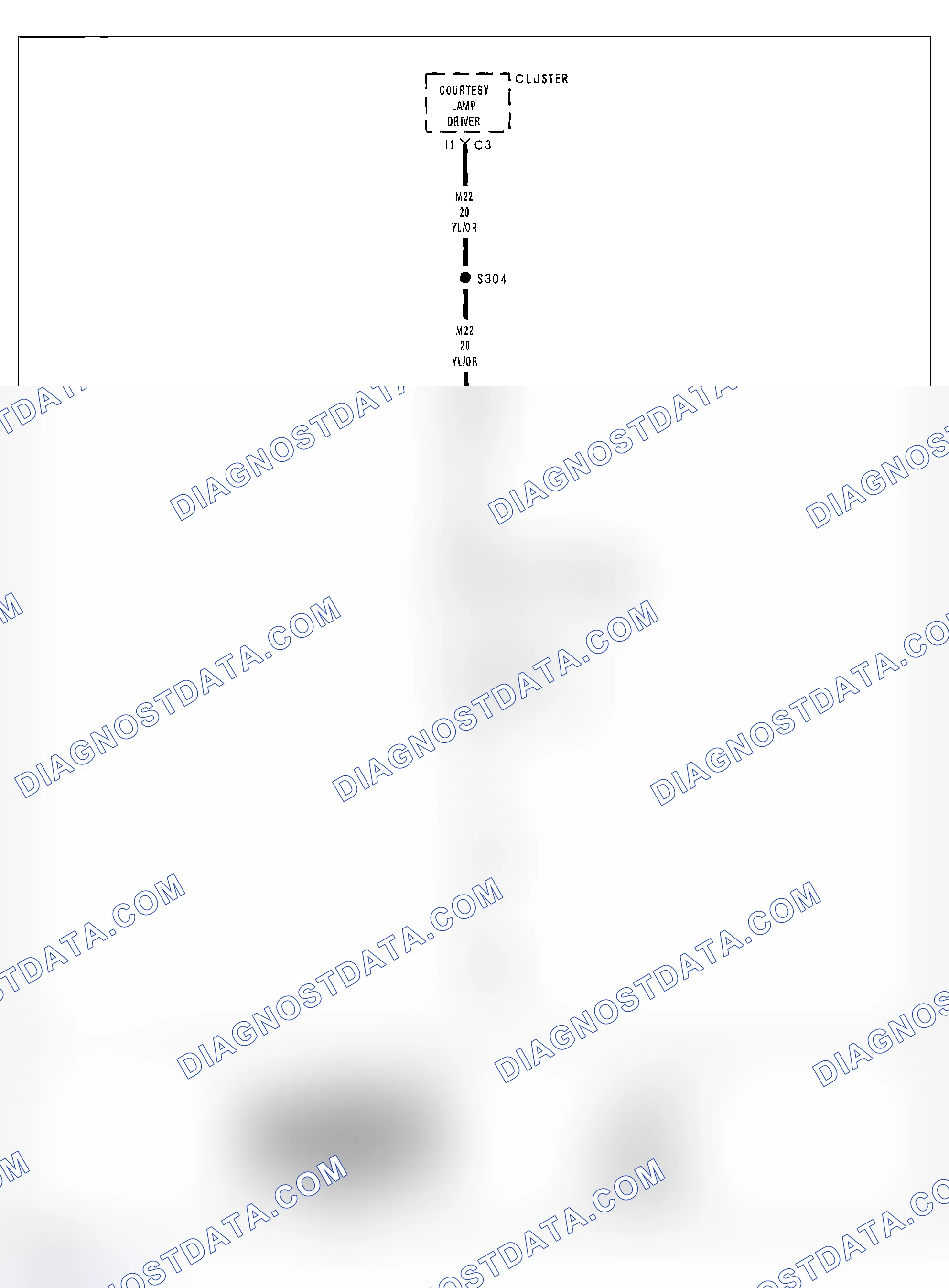 Scheme 1: B161B-COURTESY/DOME LAMP OUTPUT CIRCUIT SHORT TO GROUND