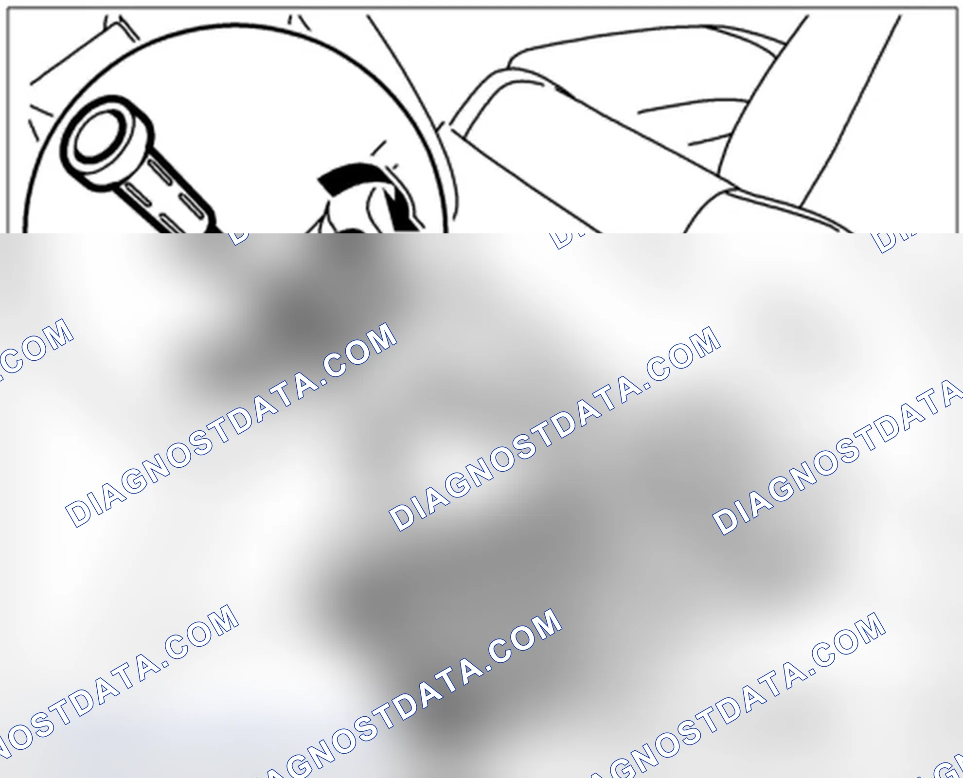Scheme 28: Checking battery vent hose under the driver's seat