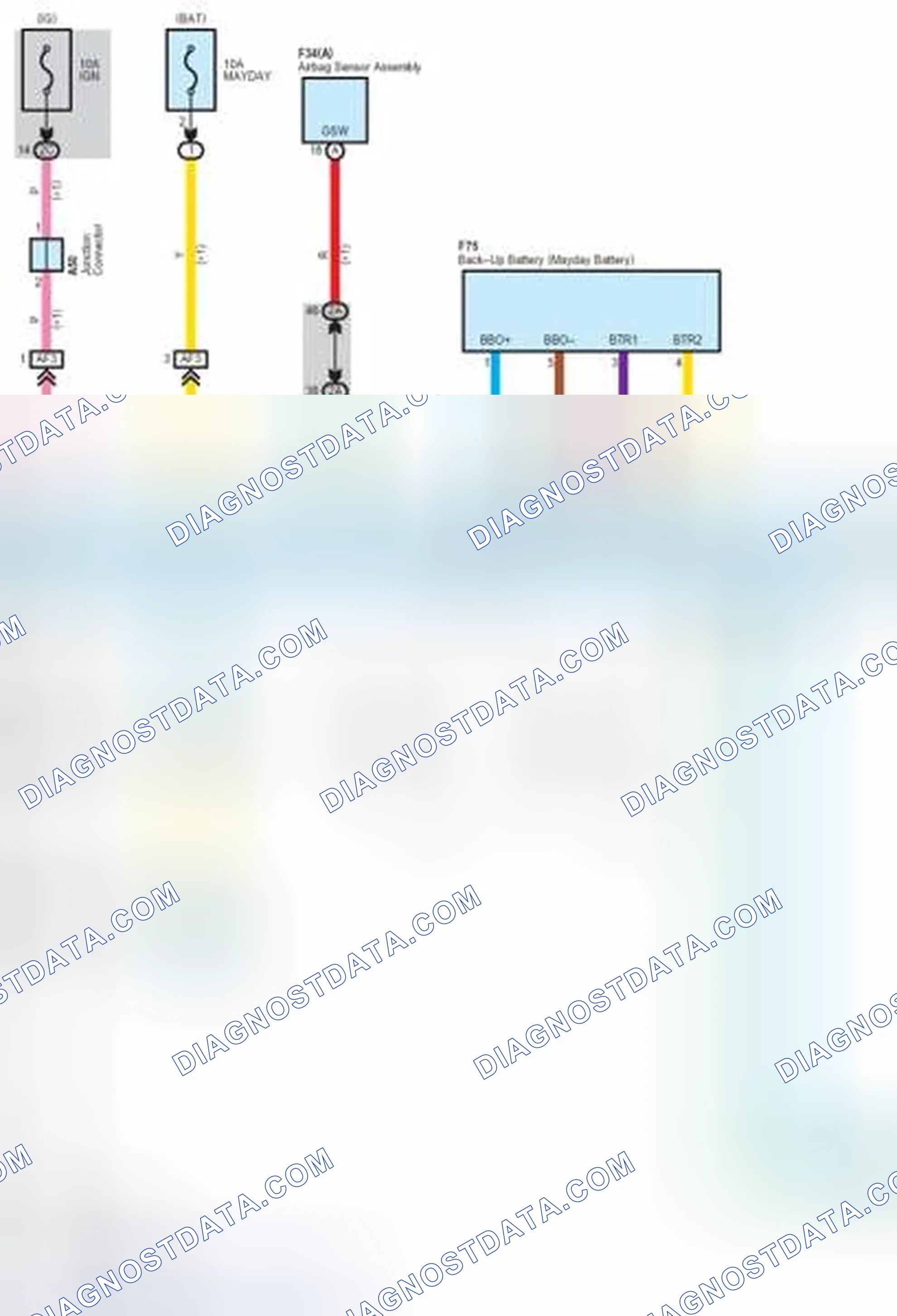 Scheme 416: Audio System (w/o LEXUS Navigation System) and Safety Connect