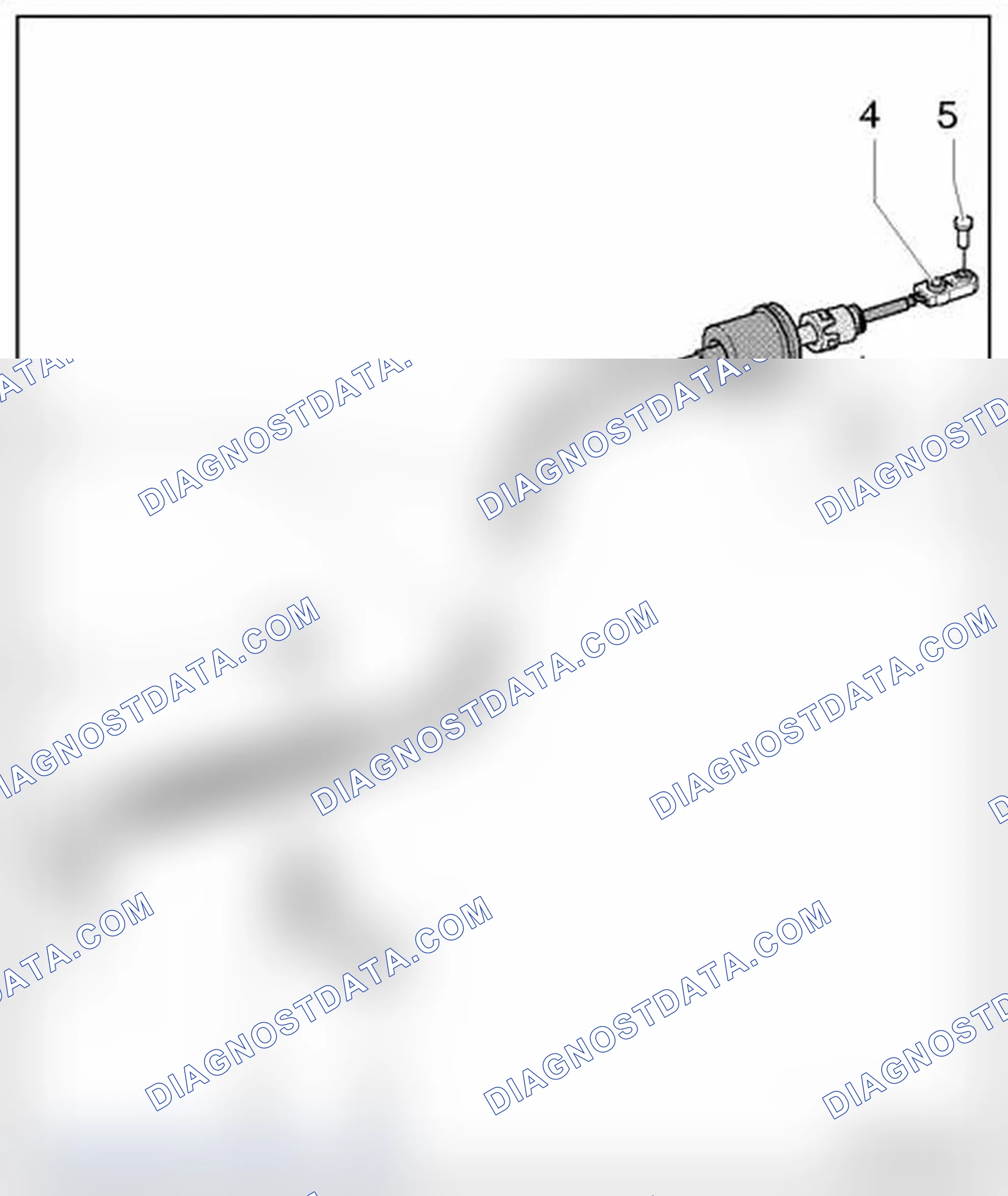 Scheme 214: Selector lever cable, assembly overview