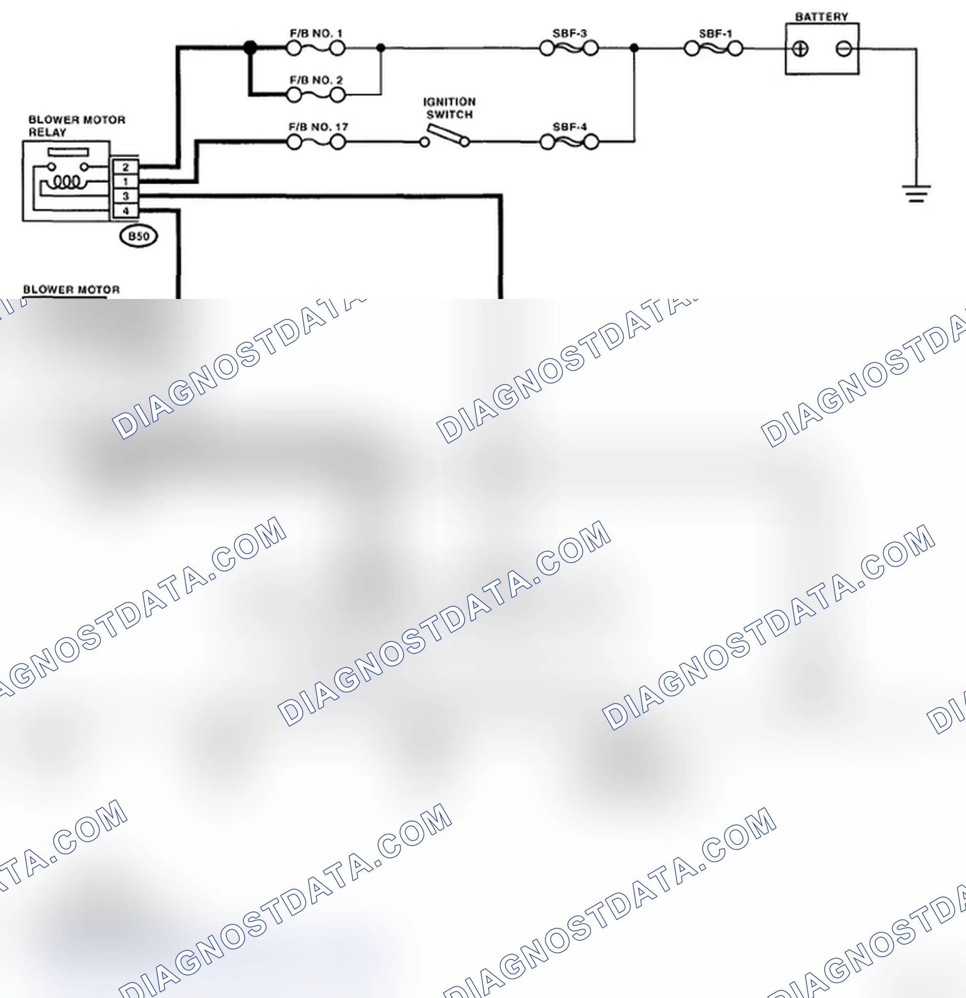 Scheme 9: Wiring Diagram - Blower Fan Does Not Rotate