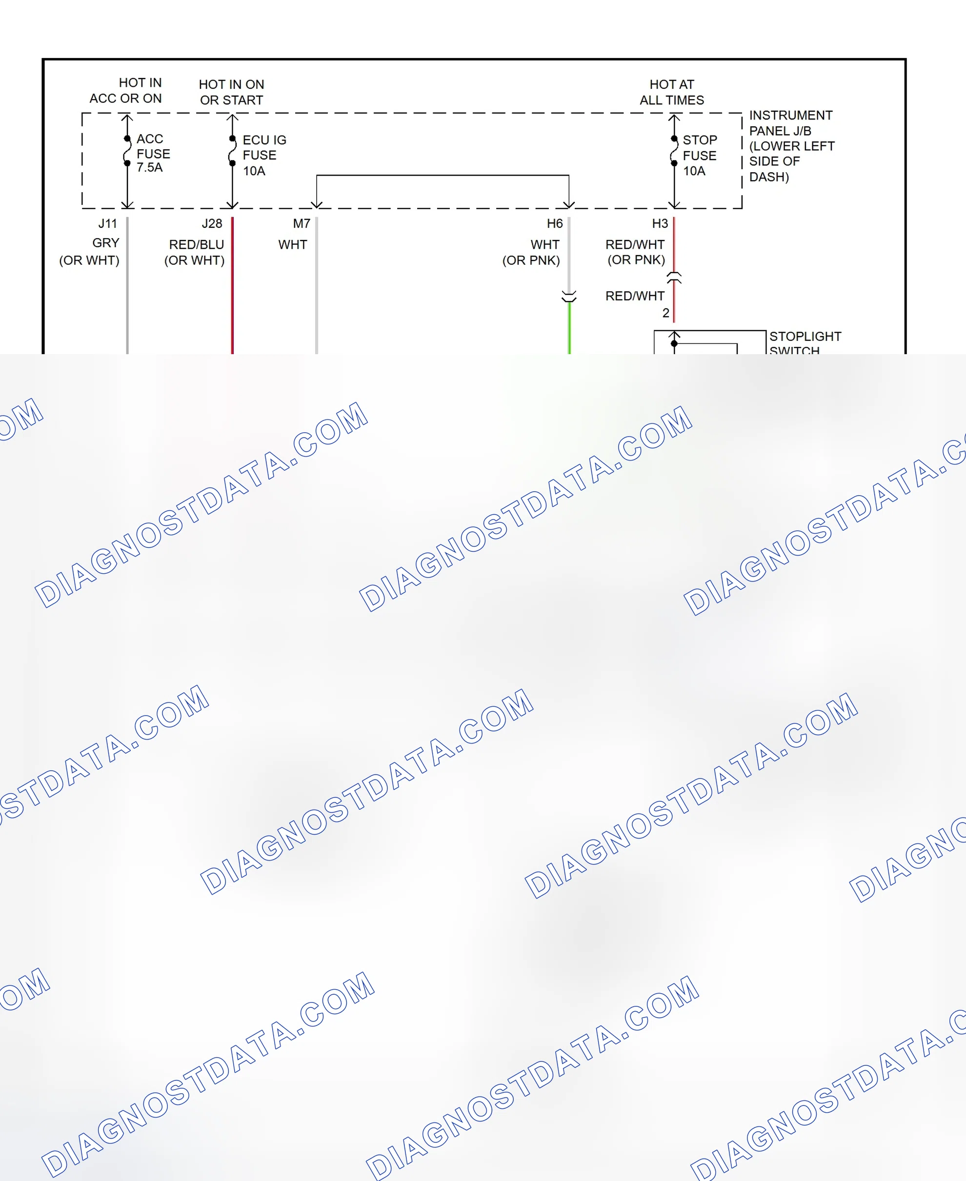 Scheme 326: Shift Interlock System Wiring Diagram (2002 - Toyota RAV4)