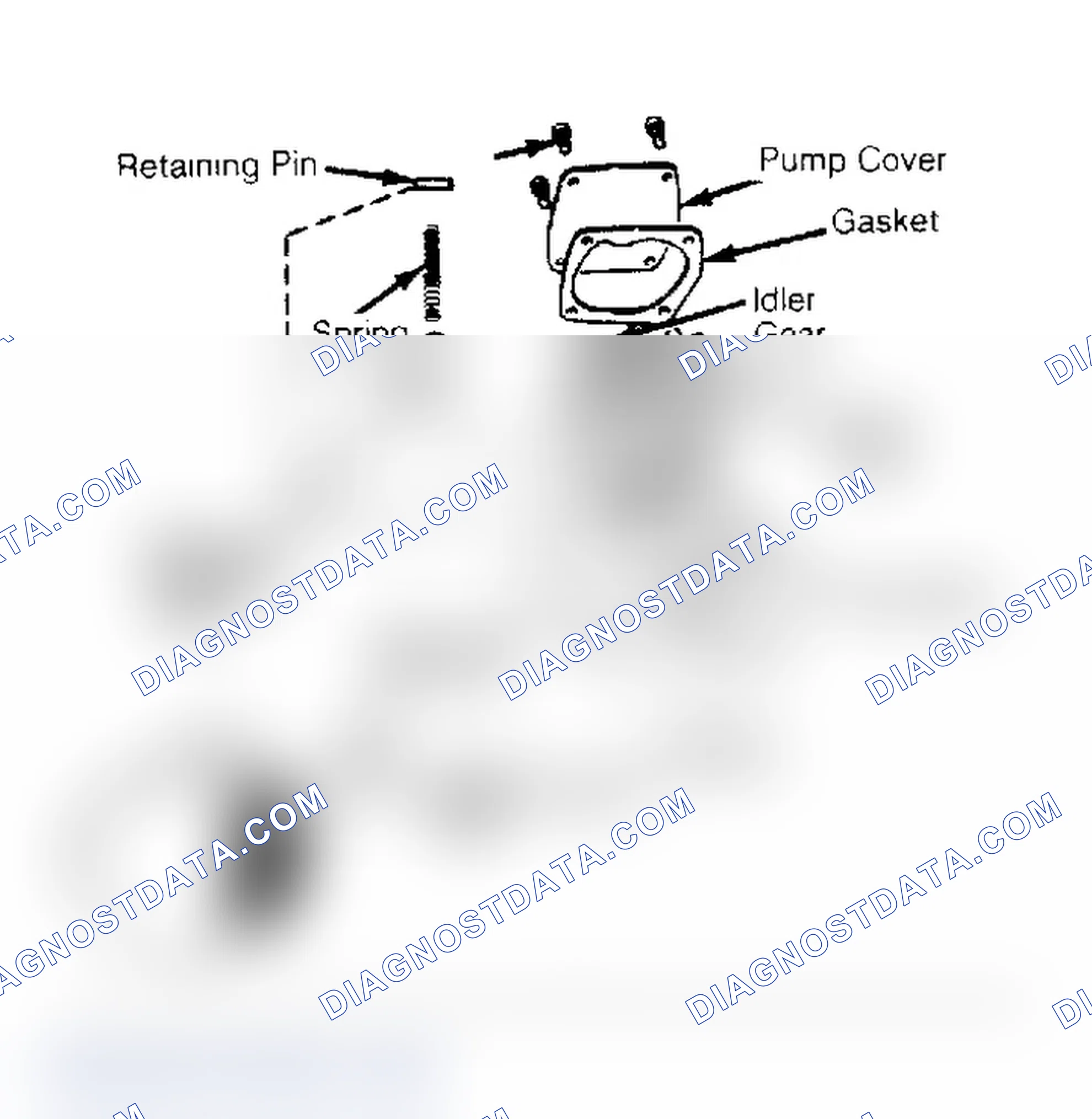 Scheme 18: Oil Pump Assembly Be sure to mark gears at meshing point. Courtesy of General Motors.