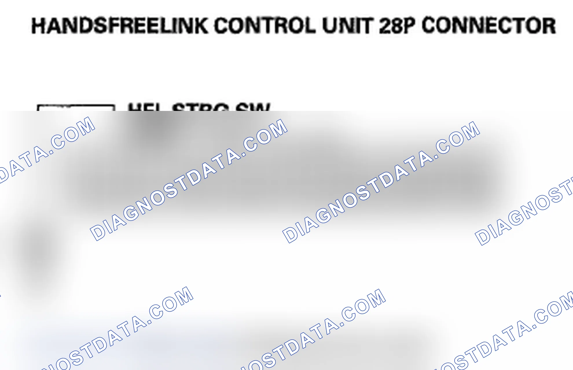 Scheme 255: DTC B1780: HFL Switch (Pick-UP/Hang-UP Buttons) Circuit Short