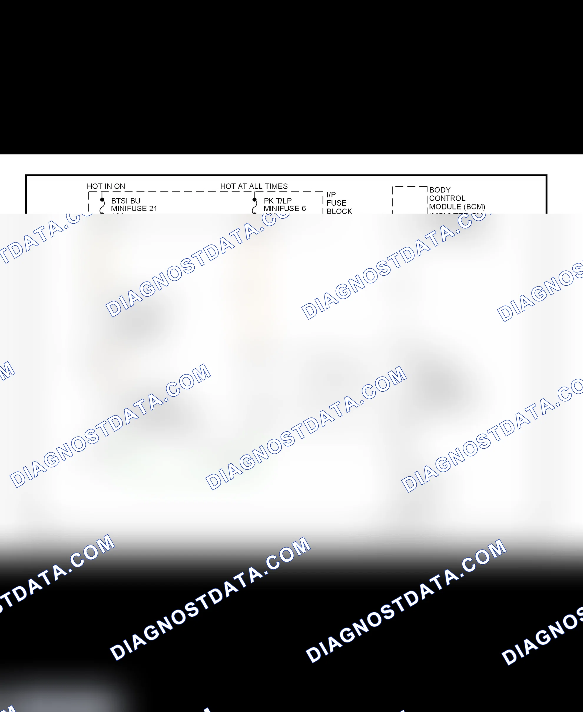 Fig. 36: Shift Interlock System Wiring Diagram (Corvette)