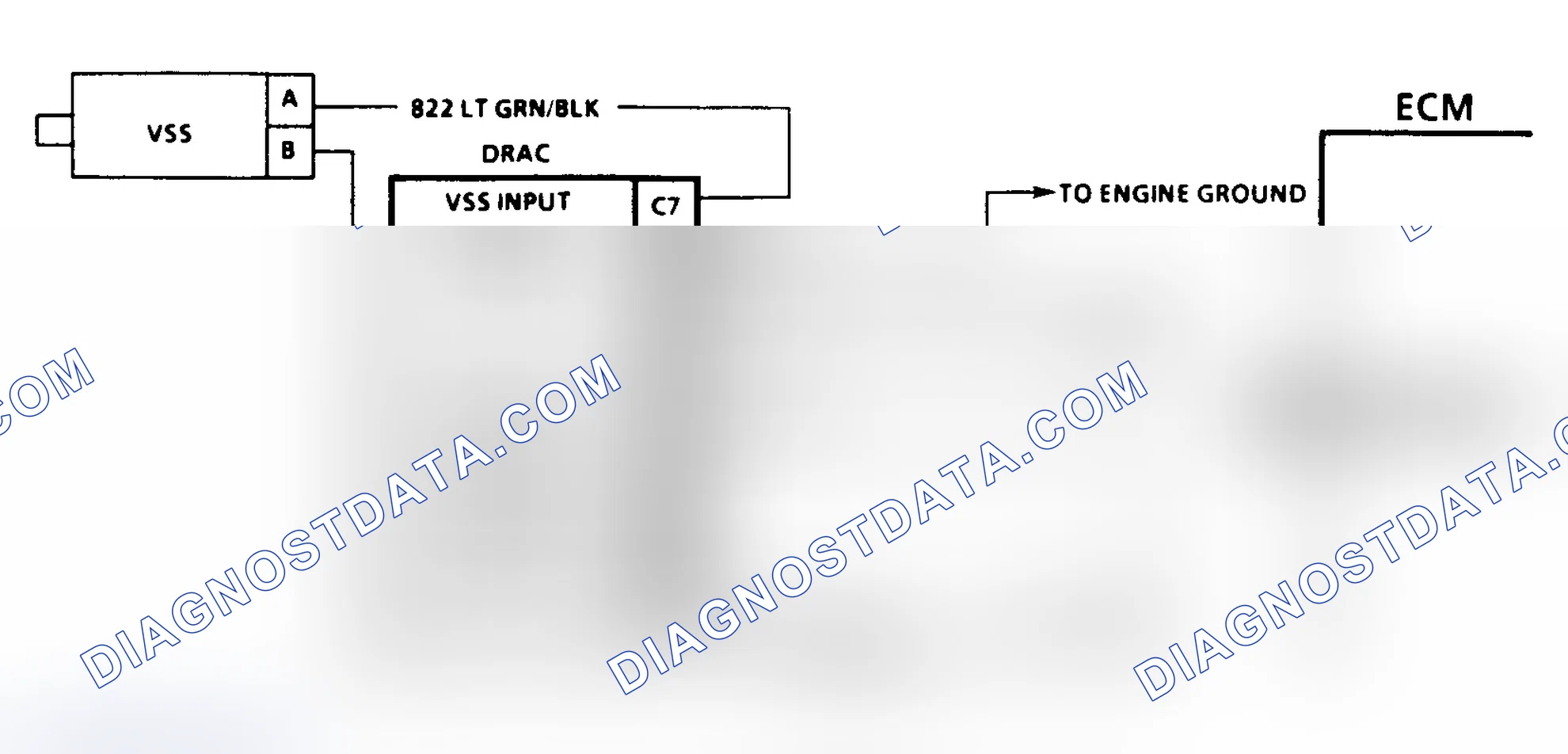 Scheme 112: Code 24 Schematic (4.3L Turbo) Vehicle Speed Sensor
