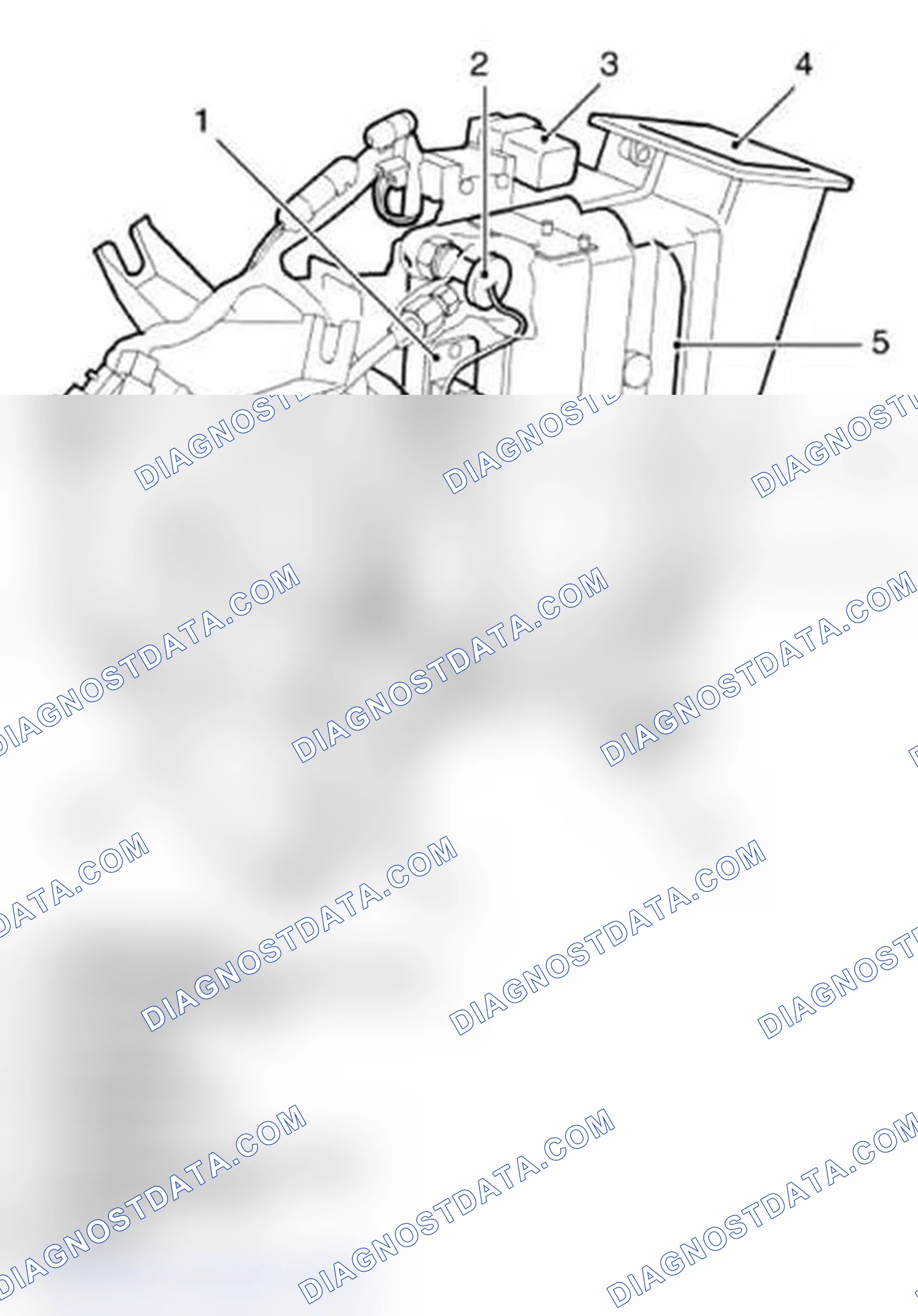 Scheme 15: Rear evaporator/blower assembly