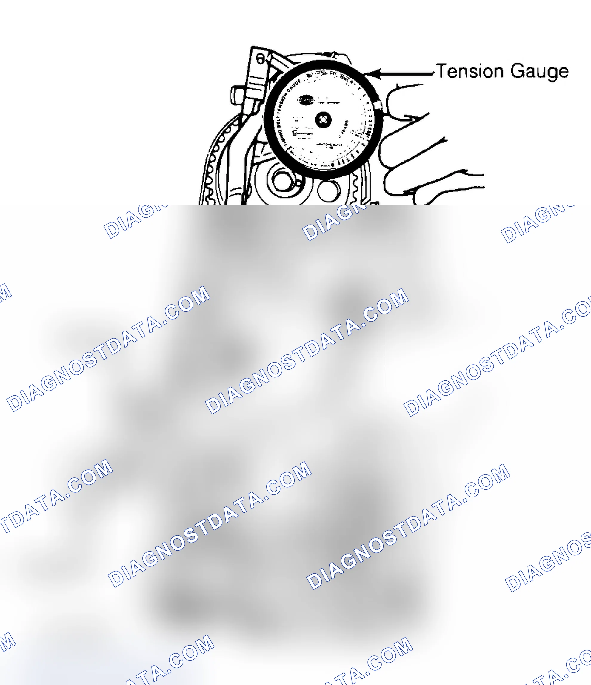 Scheme 3: Adjusting Typical Timing Belt Tension