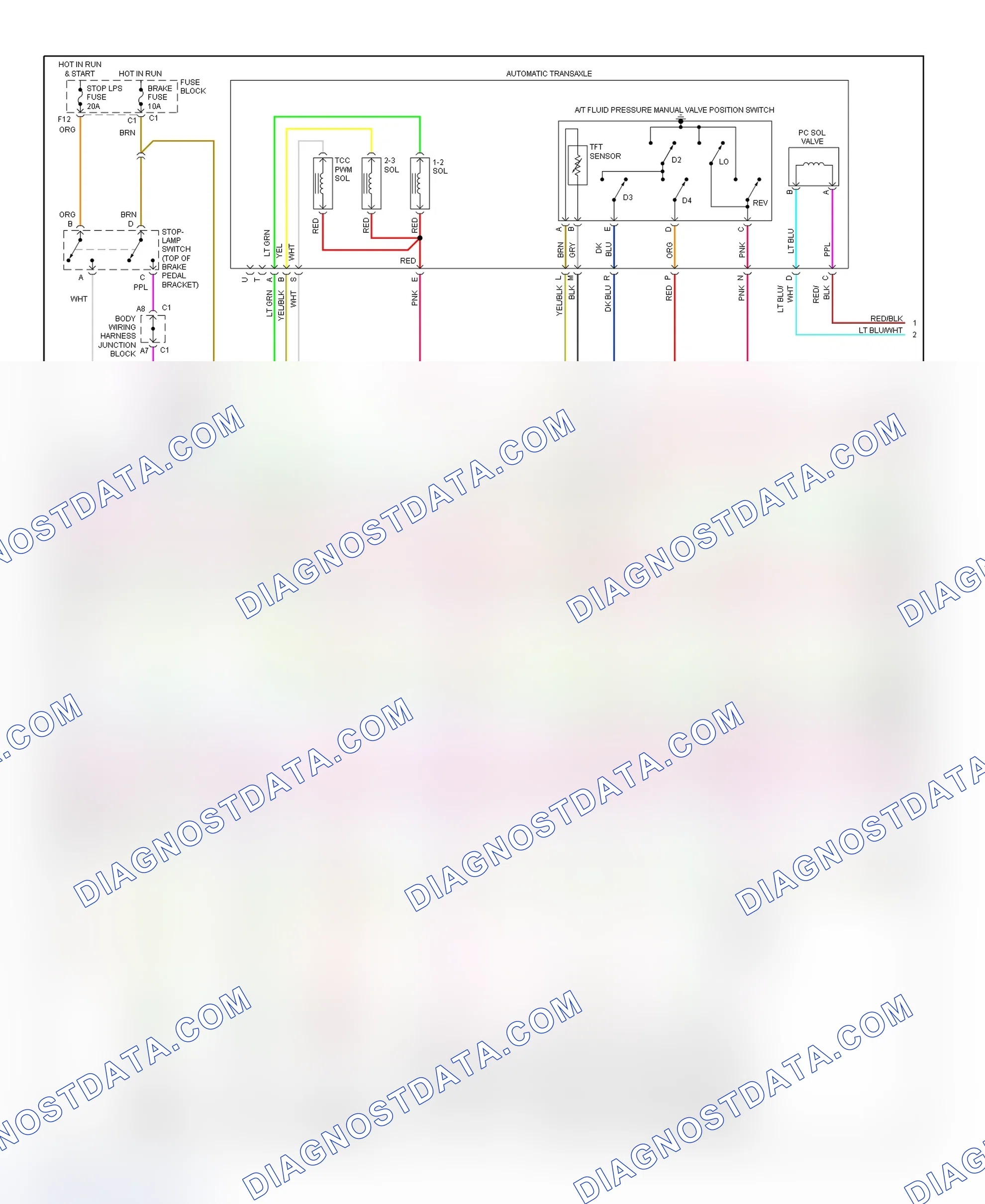 Scheme 185: PCM Wiring Diagram (Sierra, Silverado, Tahoe & Yukon XL - 6.0L - 3 Of 5)