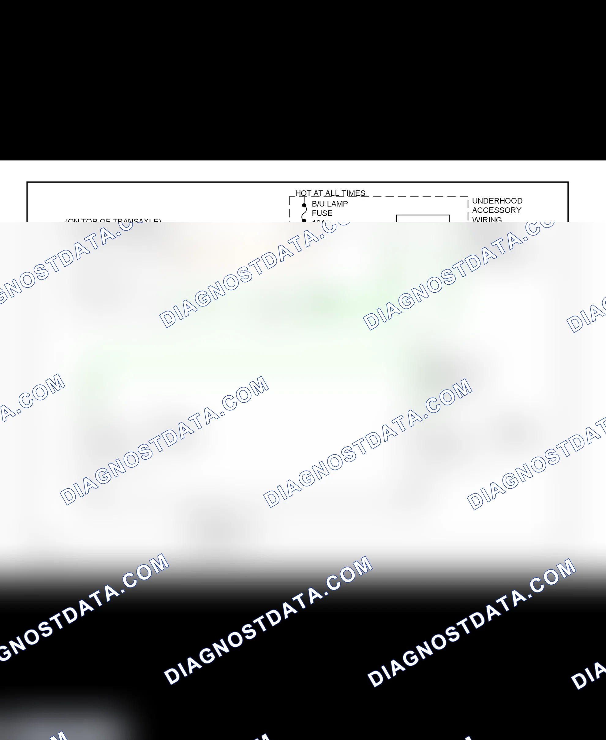 Scheme 66: Back-Up Lights Wiring Diagram (Montana, Silhouette & Venture)
