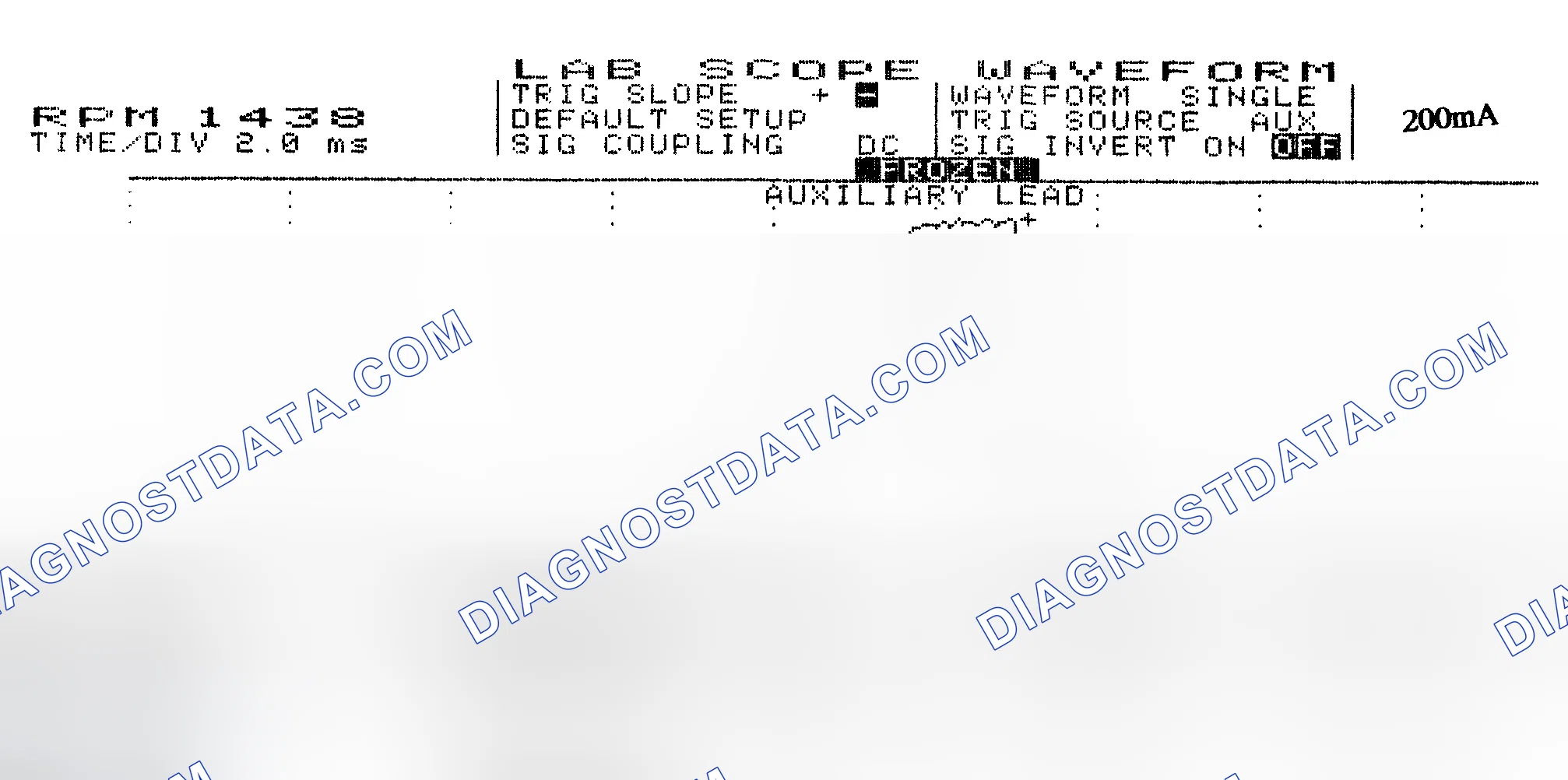 Scheme 15: Single Injector w/Normal Current Flow - Current Pattern