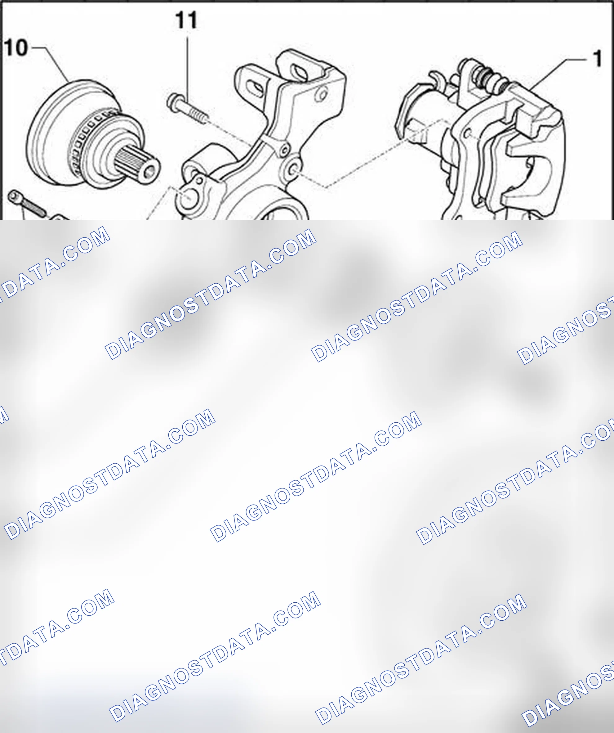 Scheme 48: ABS system components on rear axle (AWD vehicles), removing and installing