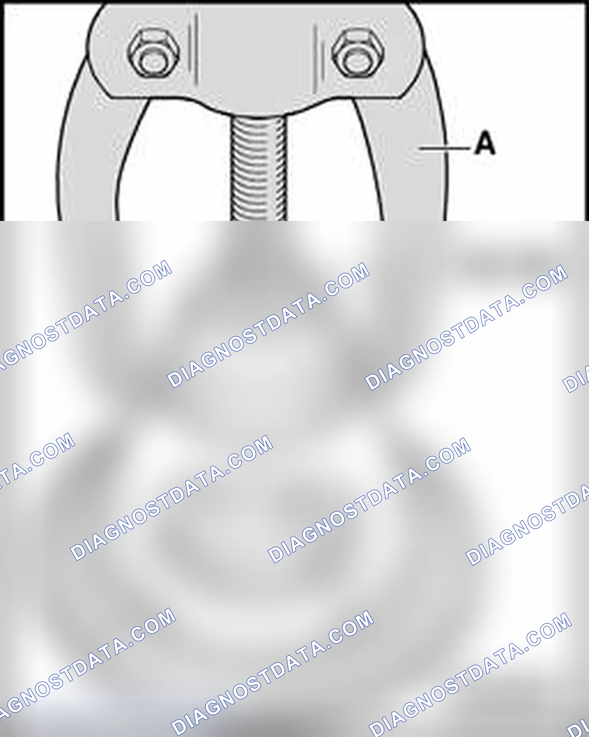 Scheme 59: Pulling off inner race for small taper roller bearing