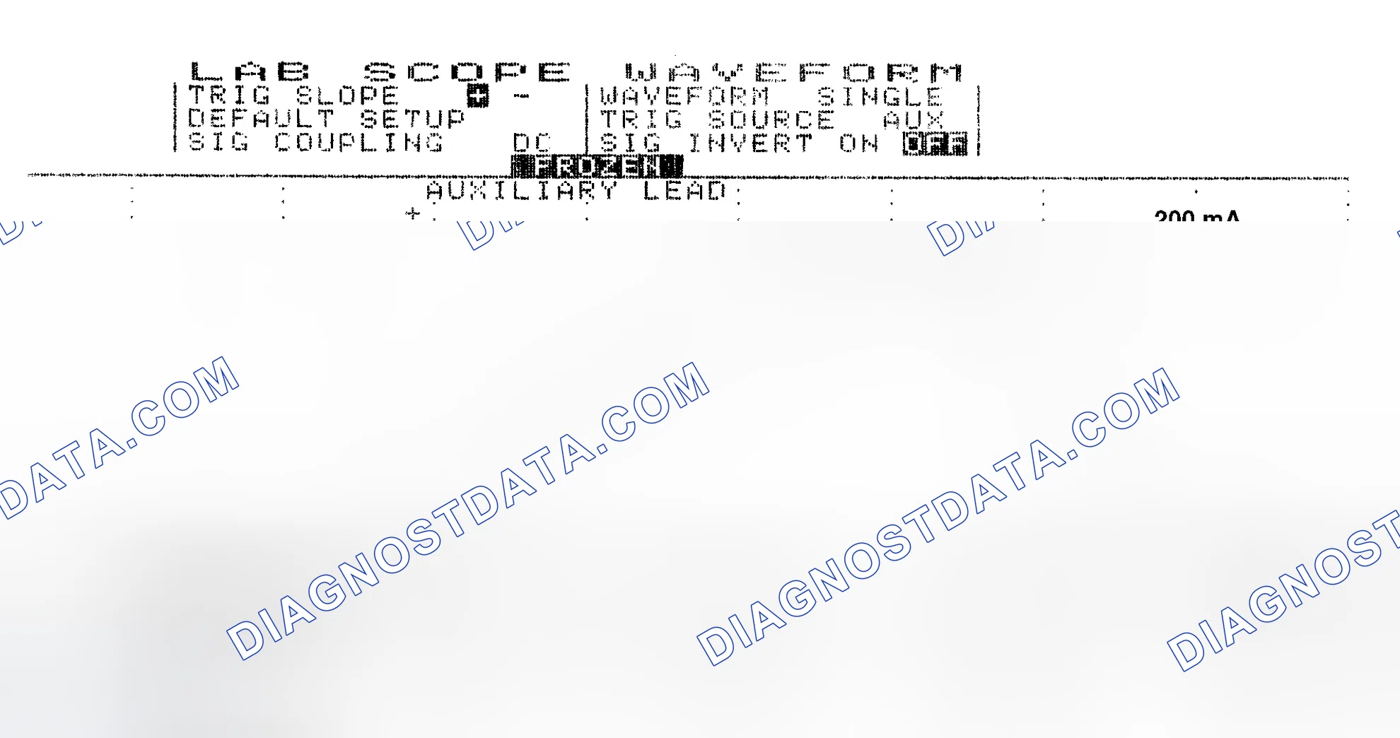 Scheme 13: Single Injector w/Normal Current Flow - Current Pattern