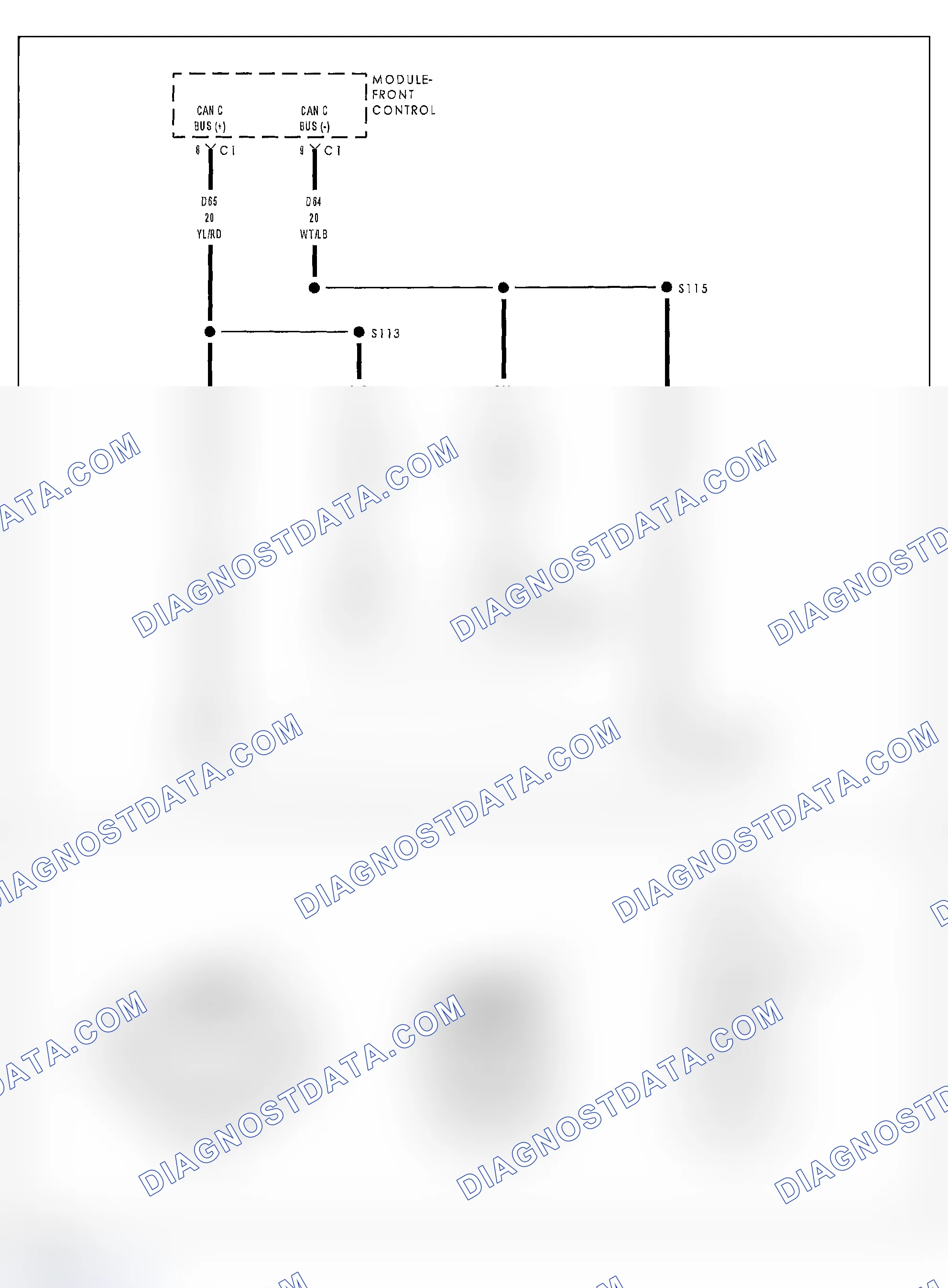 Scheme 5: U0001-CAN C BUS CIRCUIT