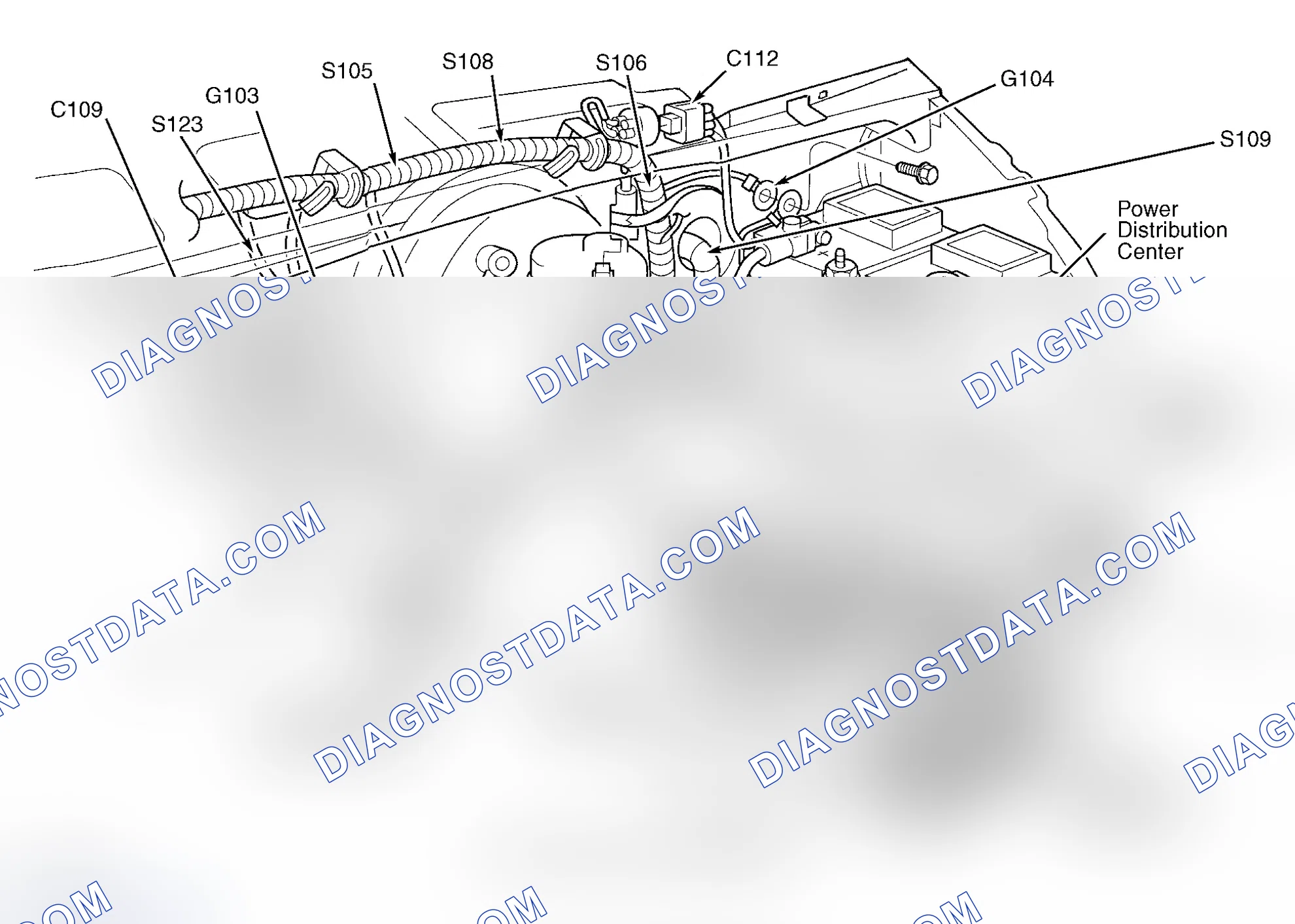 Scheme 4: Left Side Of Engine Compartment